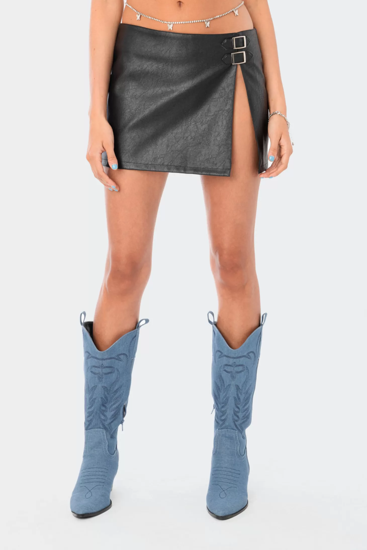 edikted Gwyneth Faux Leather Mini Skirt* Skirts | Skirts