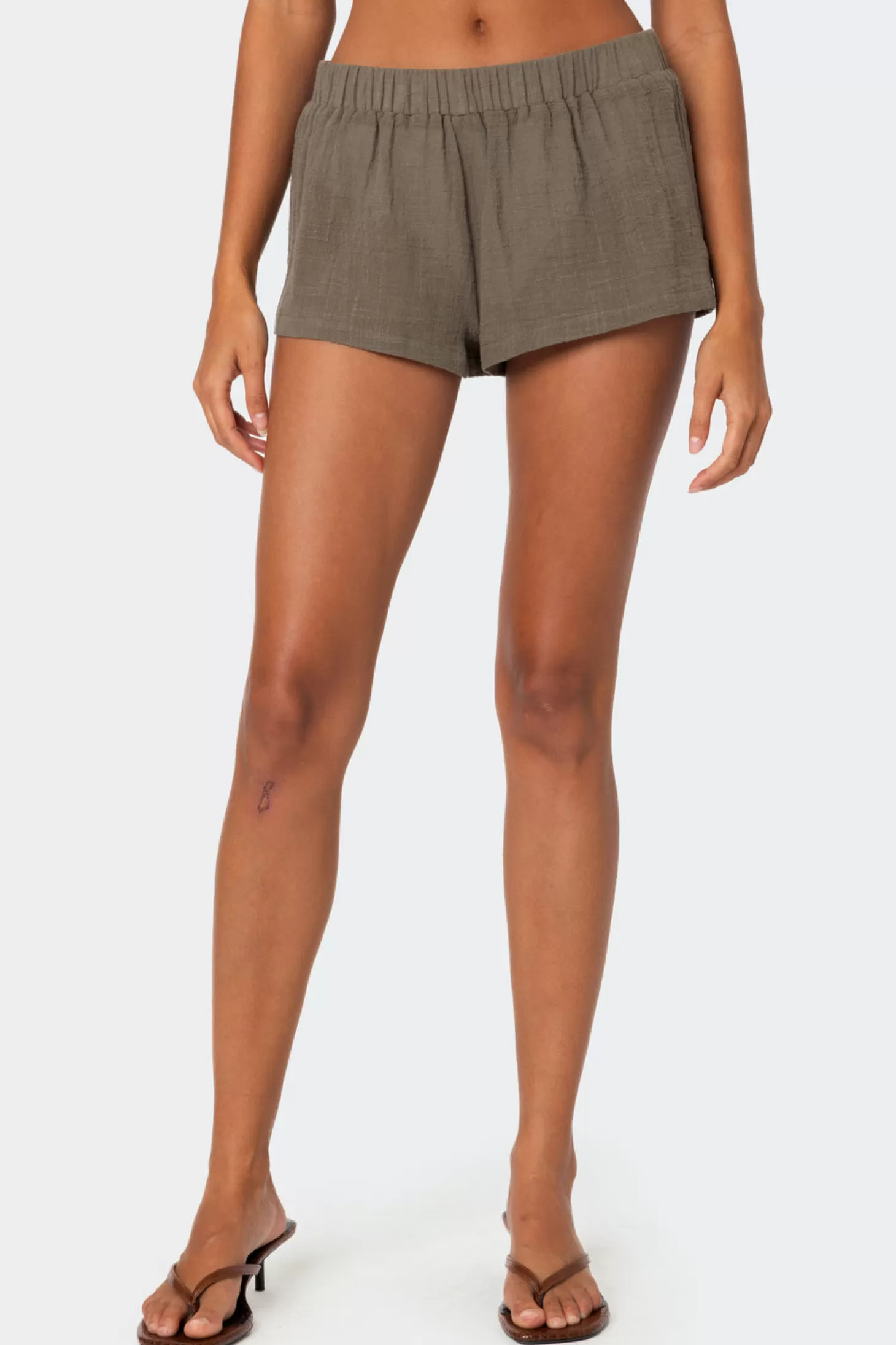 edikted Harleigh Linen Look Shorts* Shorts | Shorts