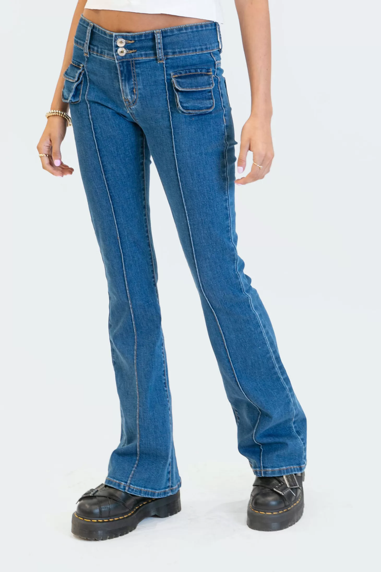 edikted Harriot Low-Rise Jeans* Jeans | Jeans