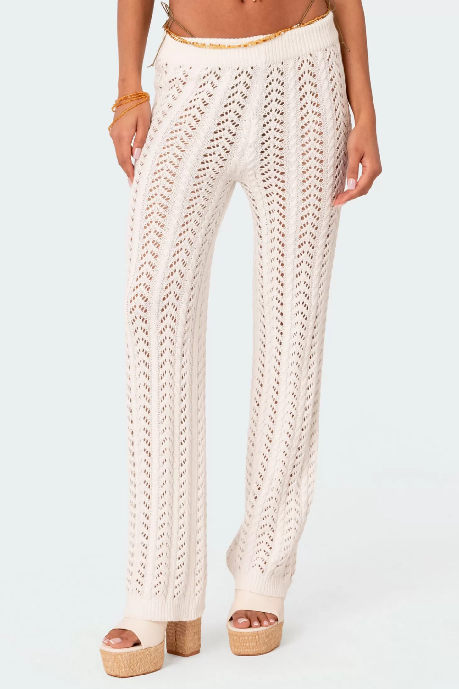 edikted Hazel Crochet Pants* Pants | Pants