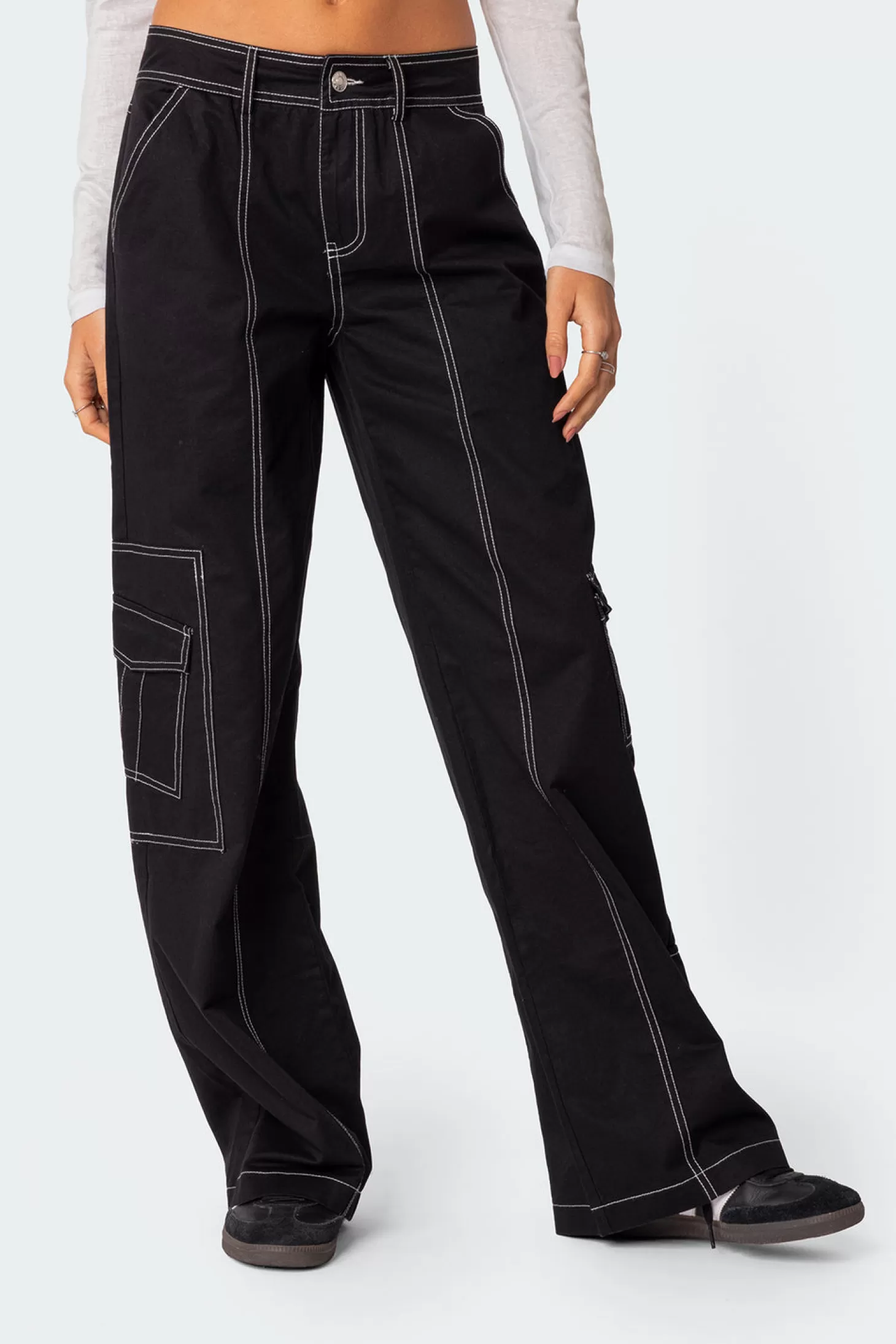 edikted Helen Low Waist Cargo Pants* Pants | Pants