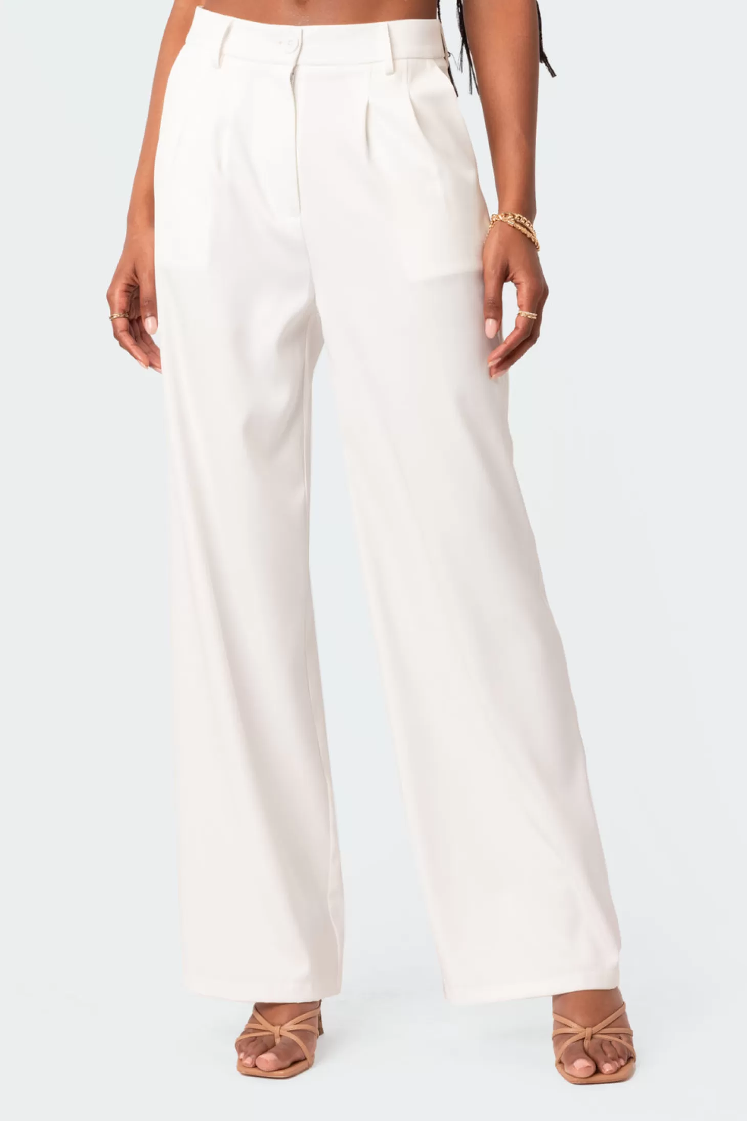 edikted High Rise Tailored Trousers* Pants | Pants