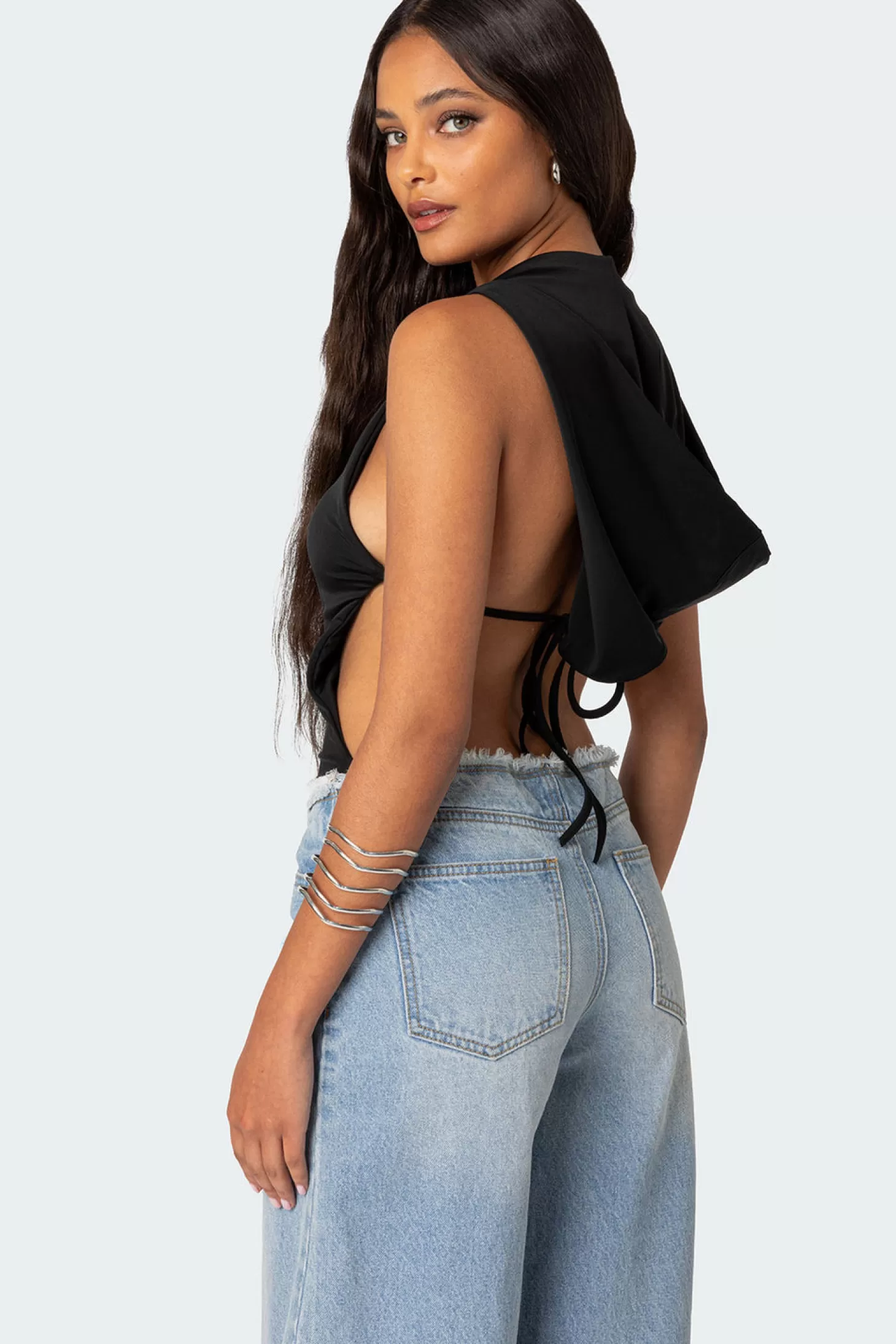 edikted Hooded Open Back Bodysuit* Bodysuits | Bodysuits