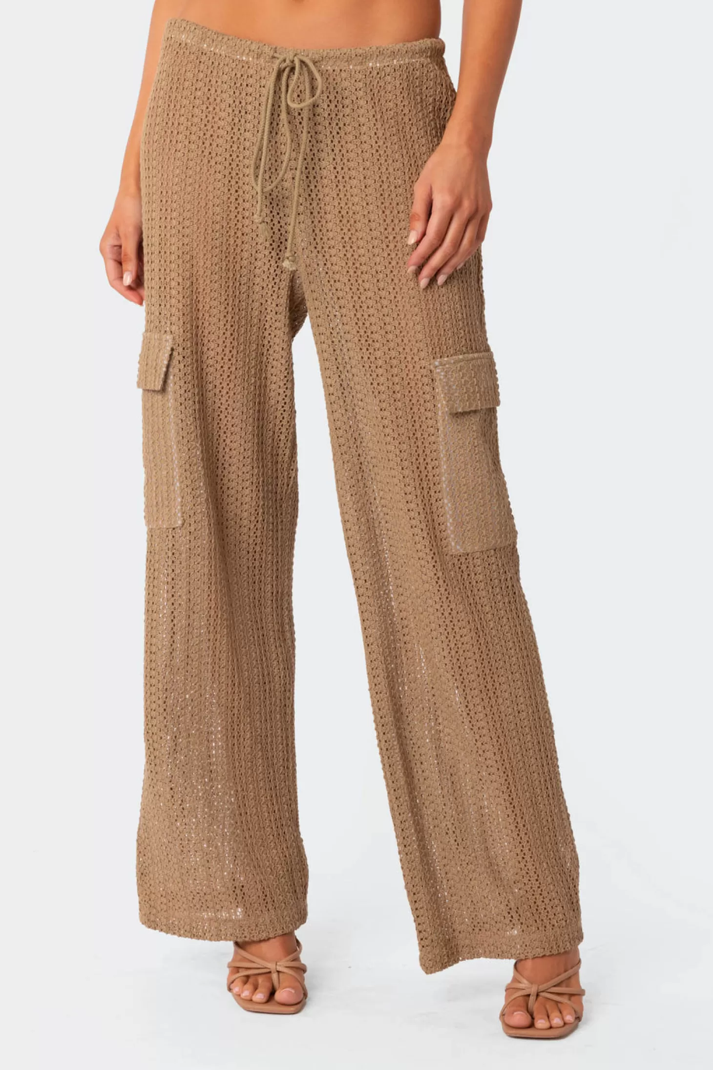 edikted Ines Crochet Low Rise Cargo Pants* Pants | Pants