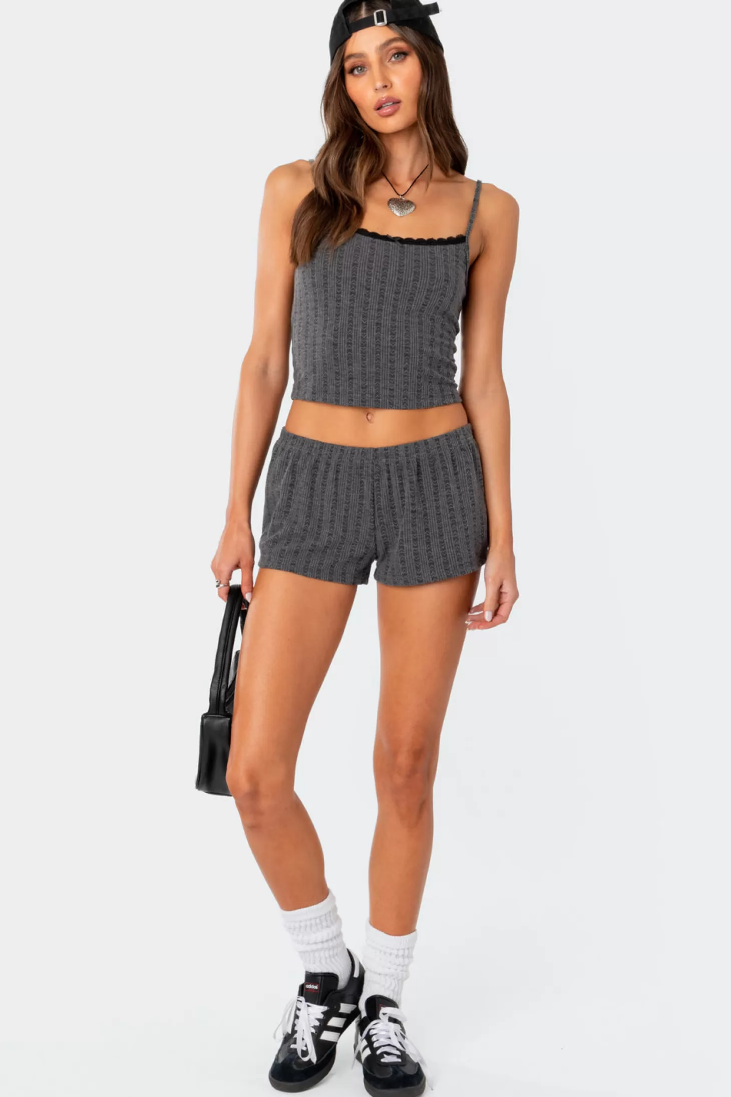 edikted Irene Low Rise Pointelle Micro Shorts* Shorts | Shorts