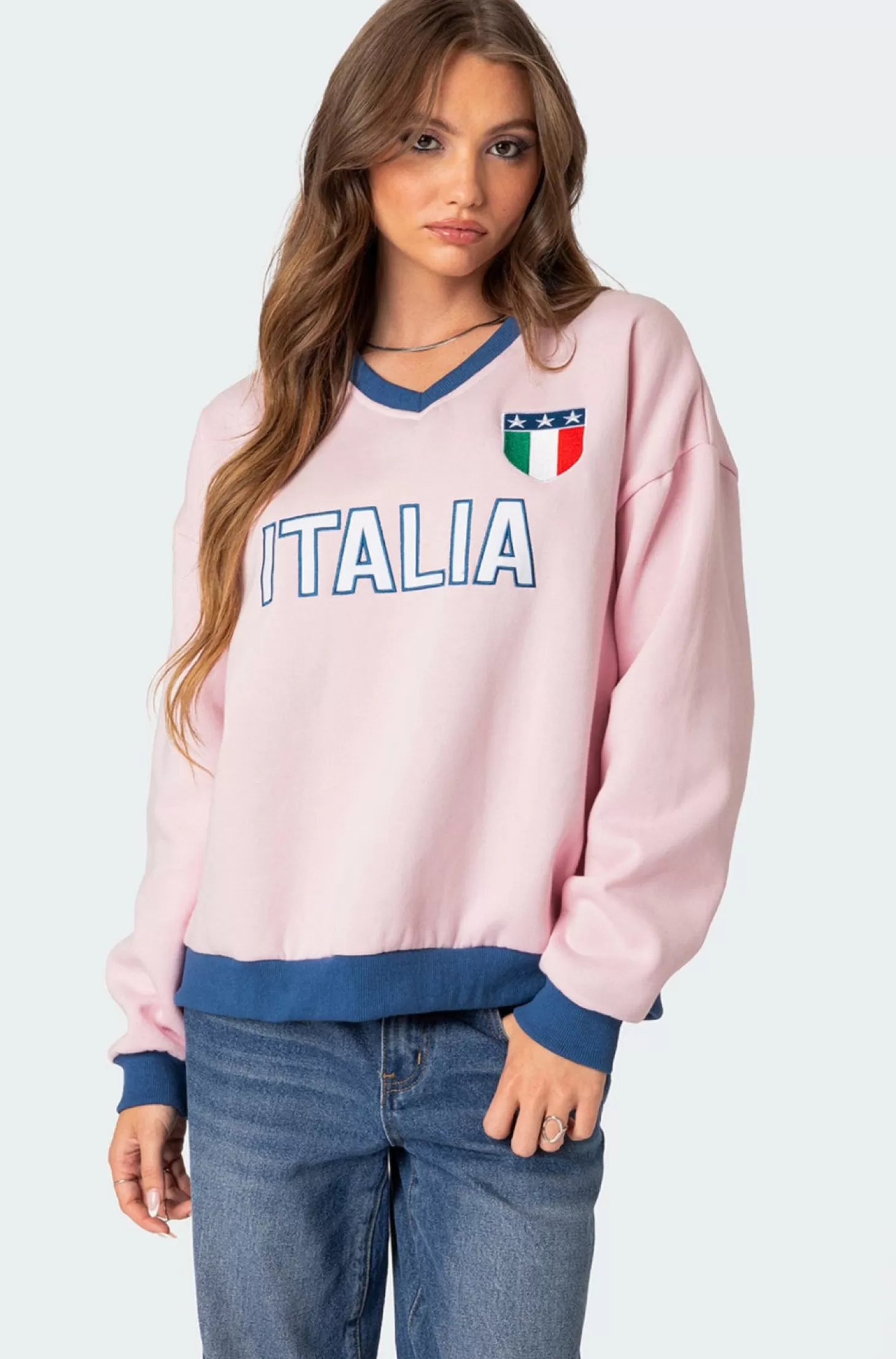 edikted Italy Oversized Sweatshirt* Hoodies & Sweatshirts | Hoodies & Sweatshirts