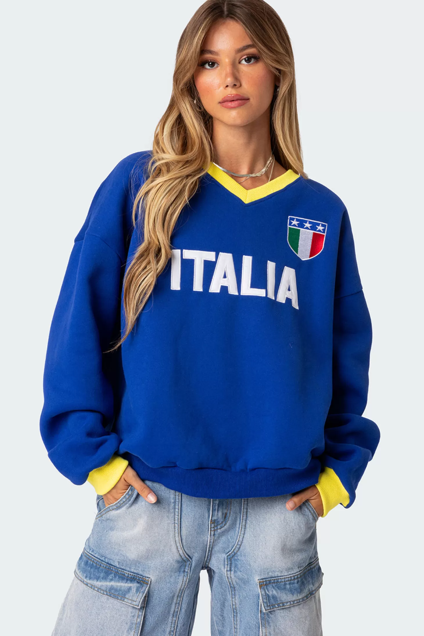 edikted Italy Oversized Sweatshirt* Hoodies & Sweatshirts | Hoodies & Sweatshirts