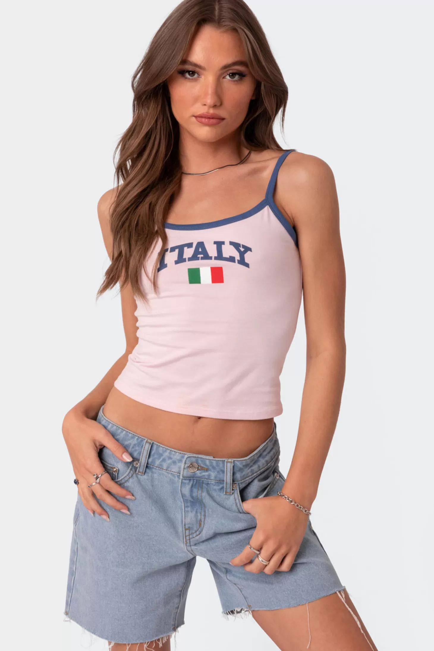 edikted Italy Tank Top* Tank Tops | Graphic Tops