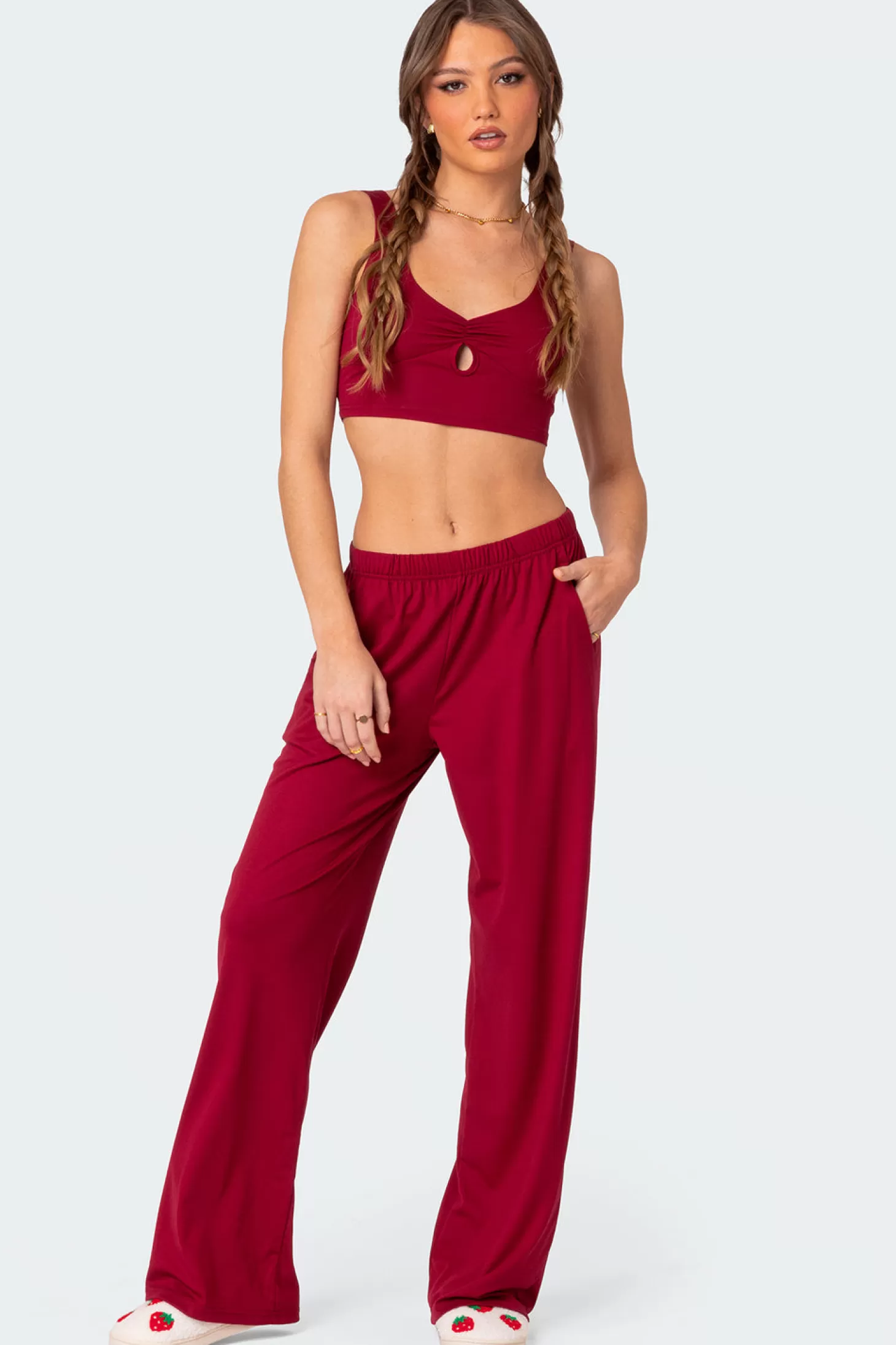 edikted Jayla Slouchy Pants* Pants | Pants