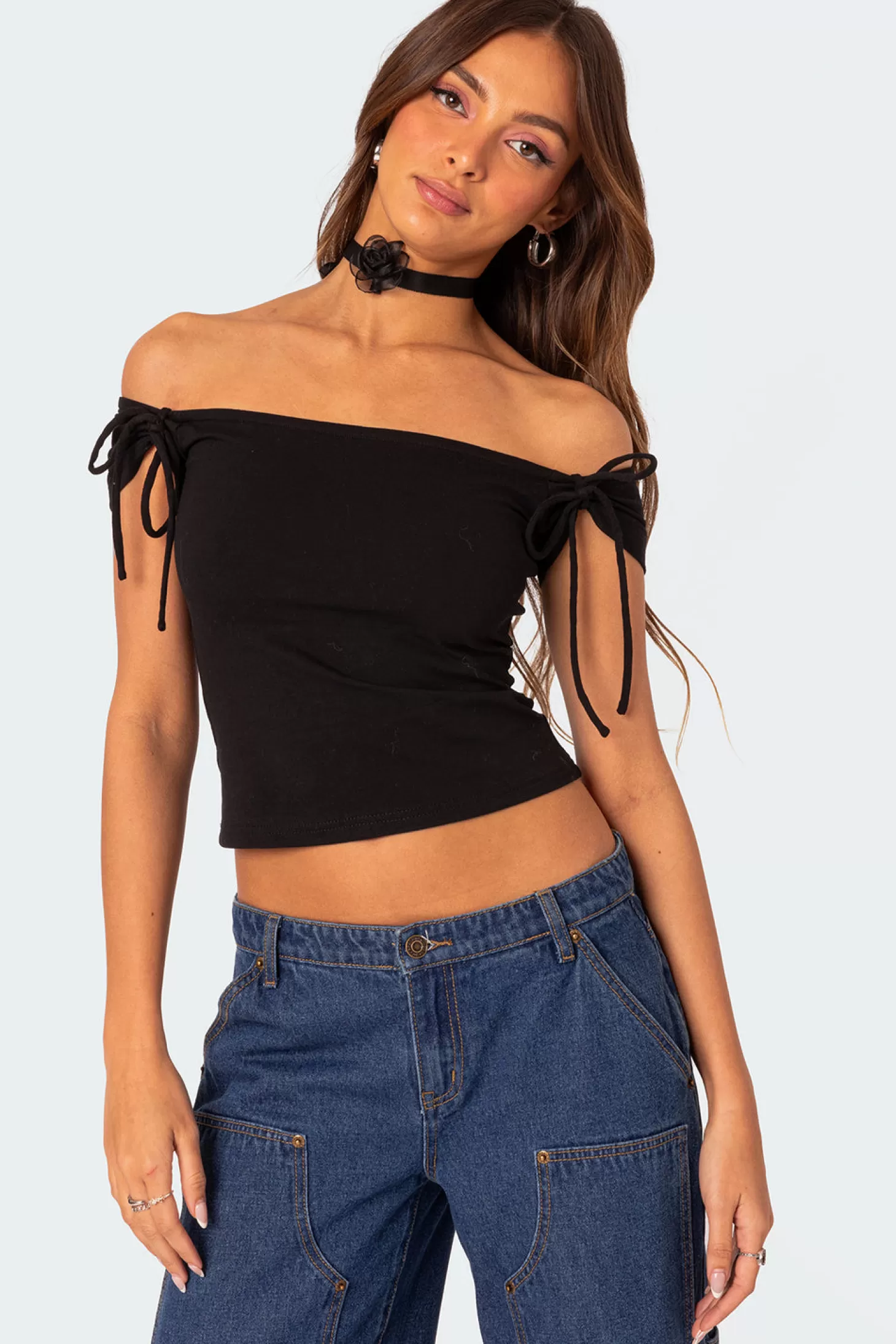 edikted Jess Off Shoulder Top* Tops