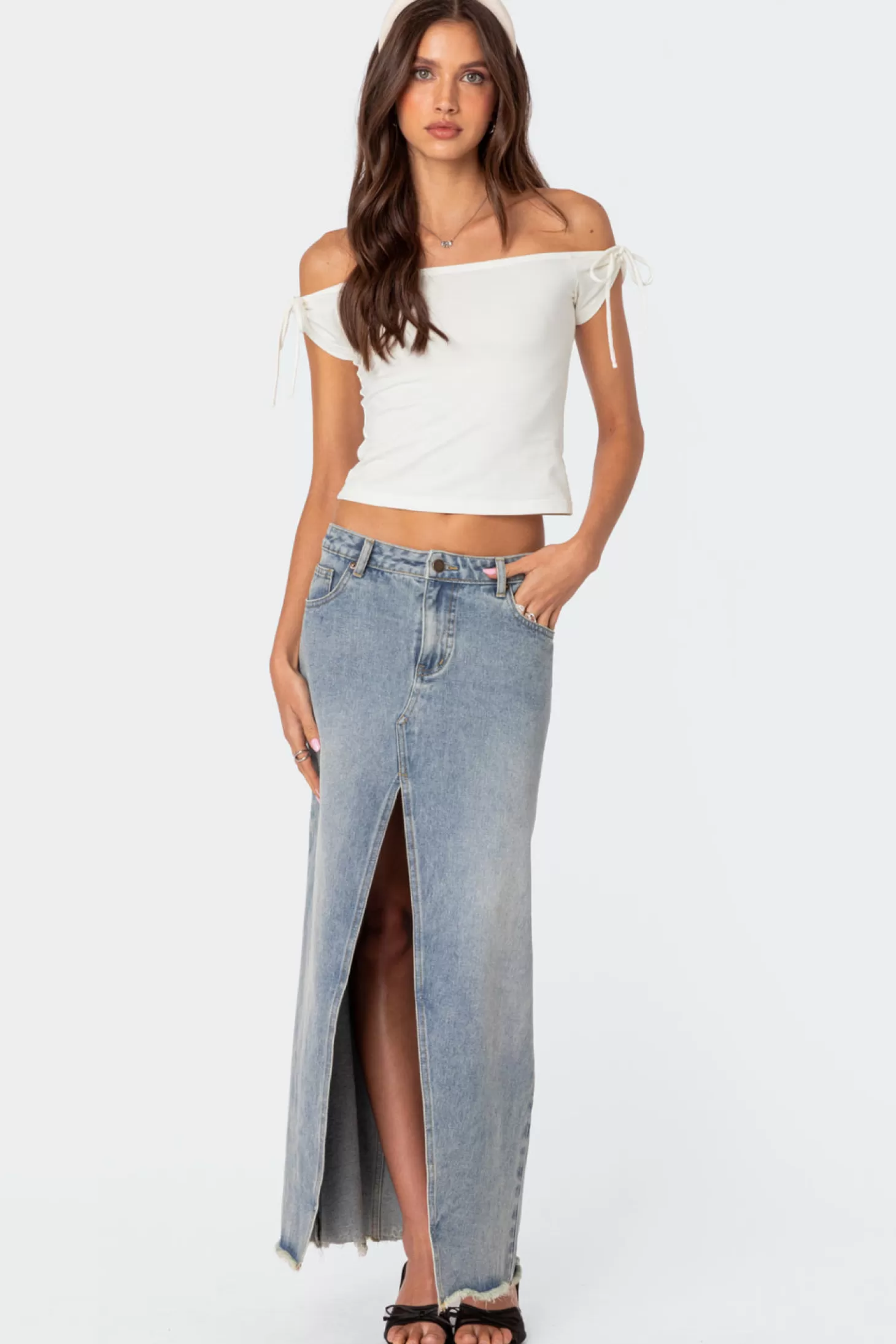 edikted Jess Off Shoulder Top* Tops