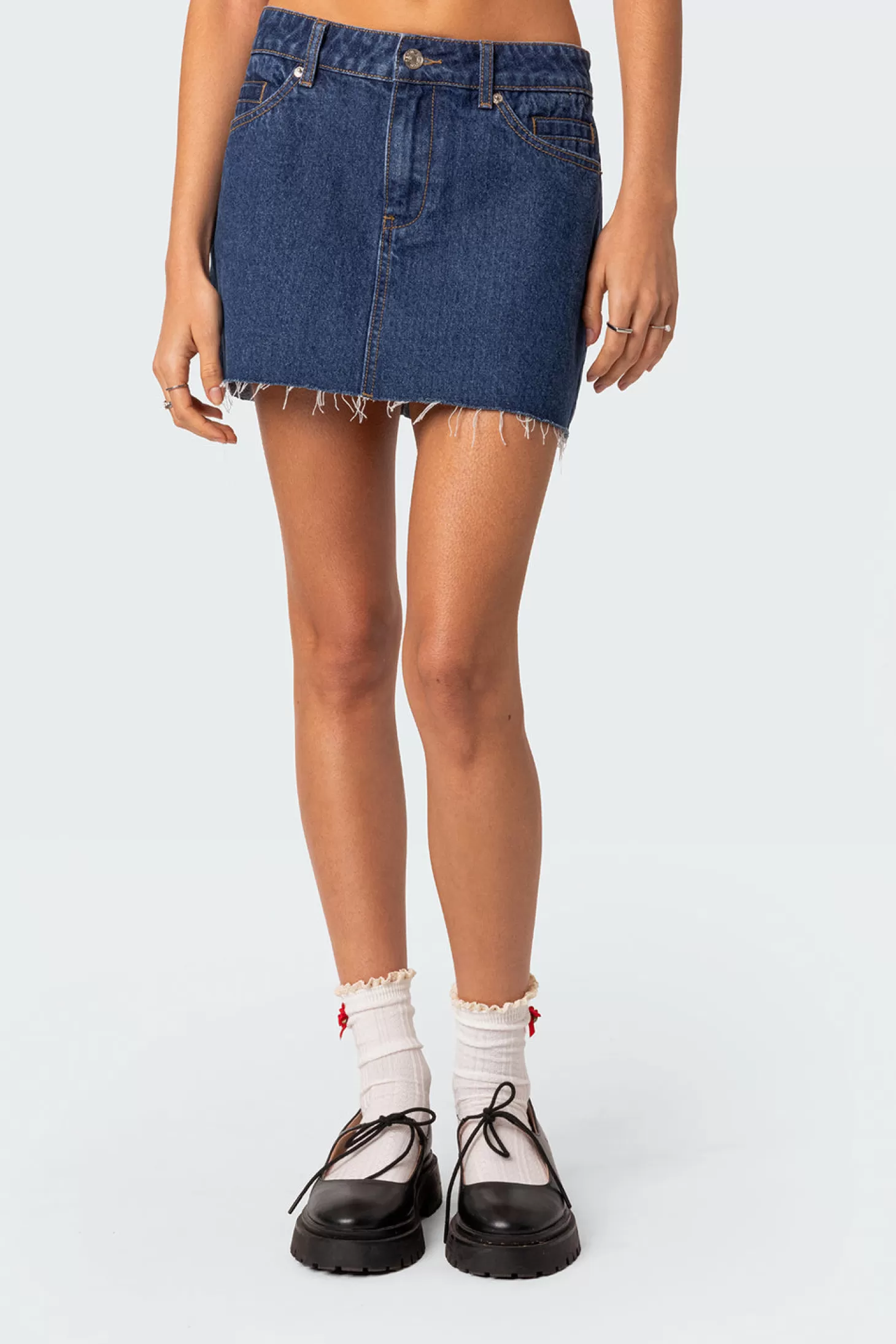 edikted Jessie Denim Mini Skirt* Skirts | Skirts