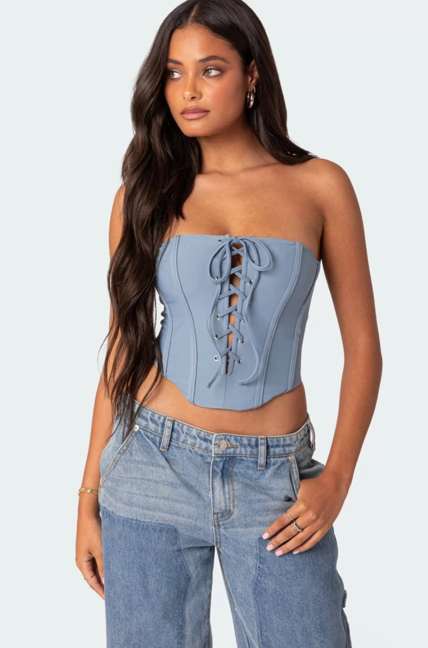 edikted Kilah Lace Up Corset* Corsets | Corsets