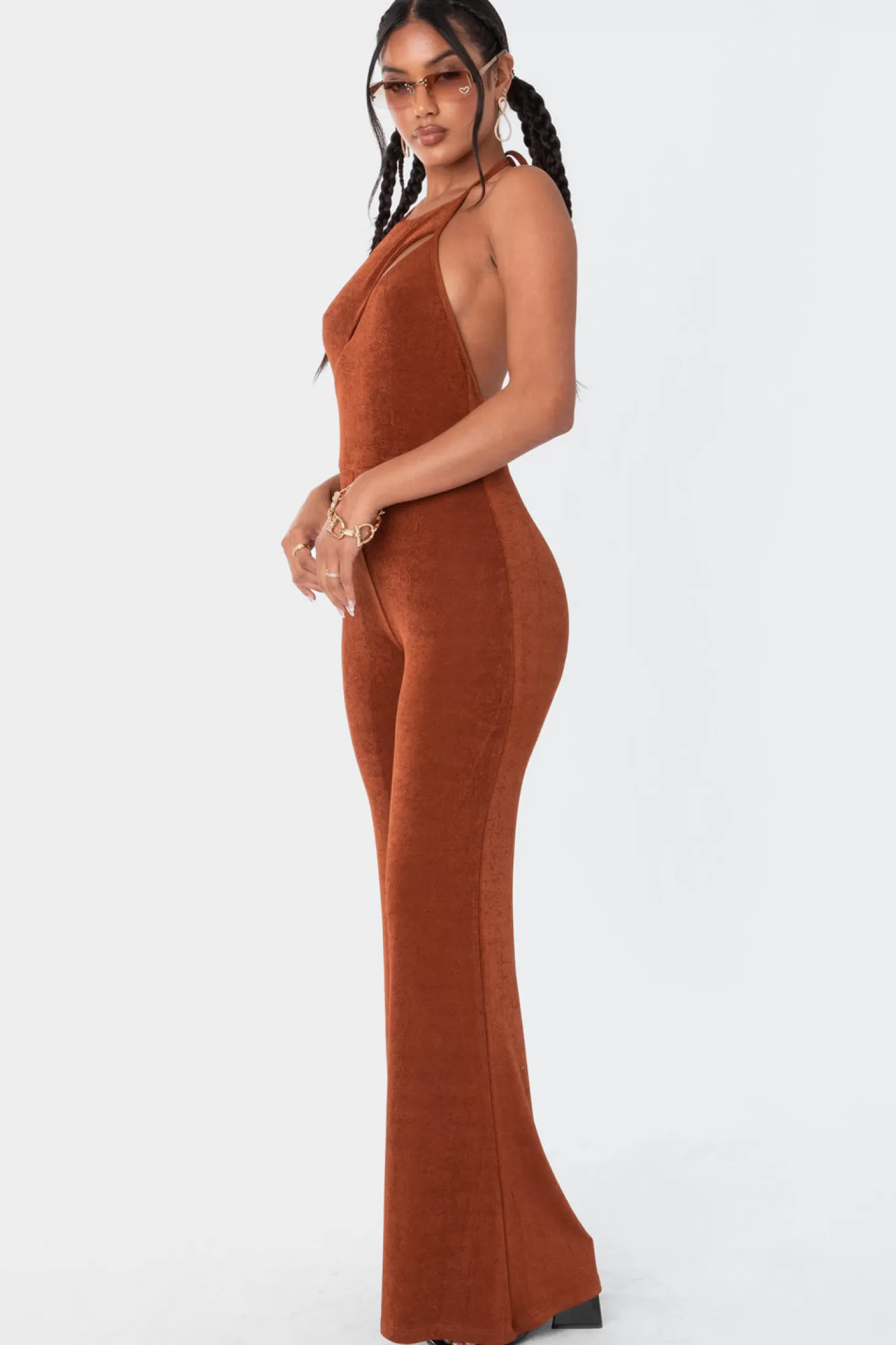 edikted Kora Flared Open Back Jumpsuit* Jumpsuits & Rompers