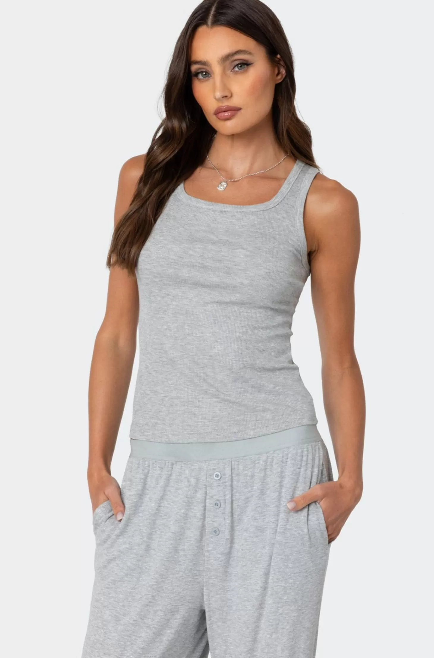 edikted Kylian Ribbed Tank Top* Tank Tops | Tops