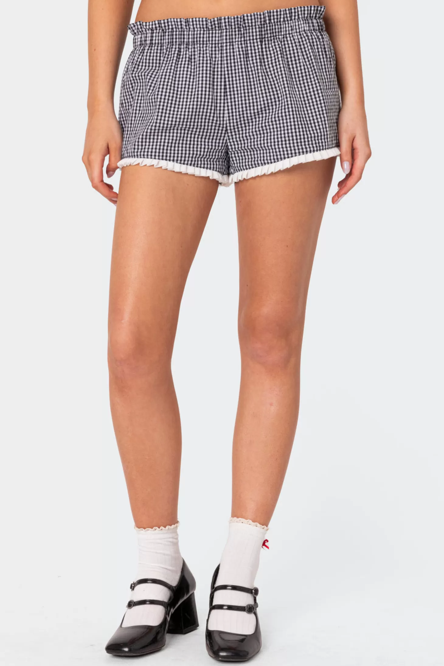 edikted Kyra Gingham Shorts* Shorts | Shorts