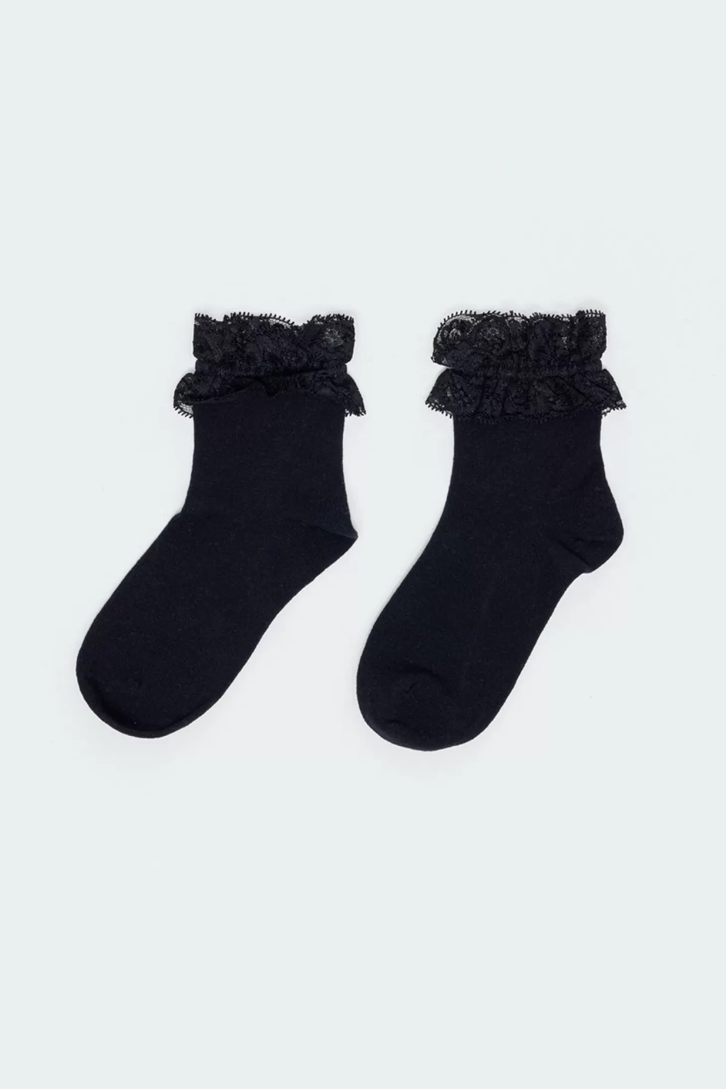 edikted Lace Trim Socks* Socks & Tights