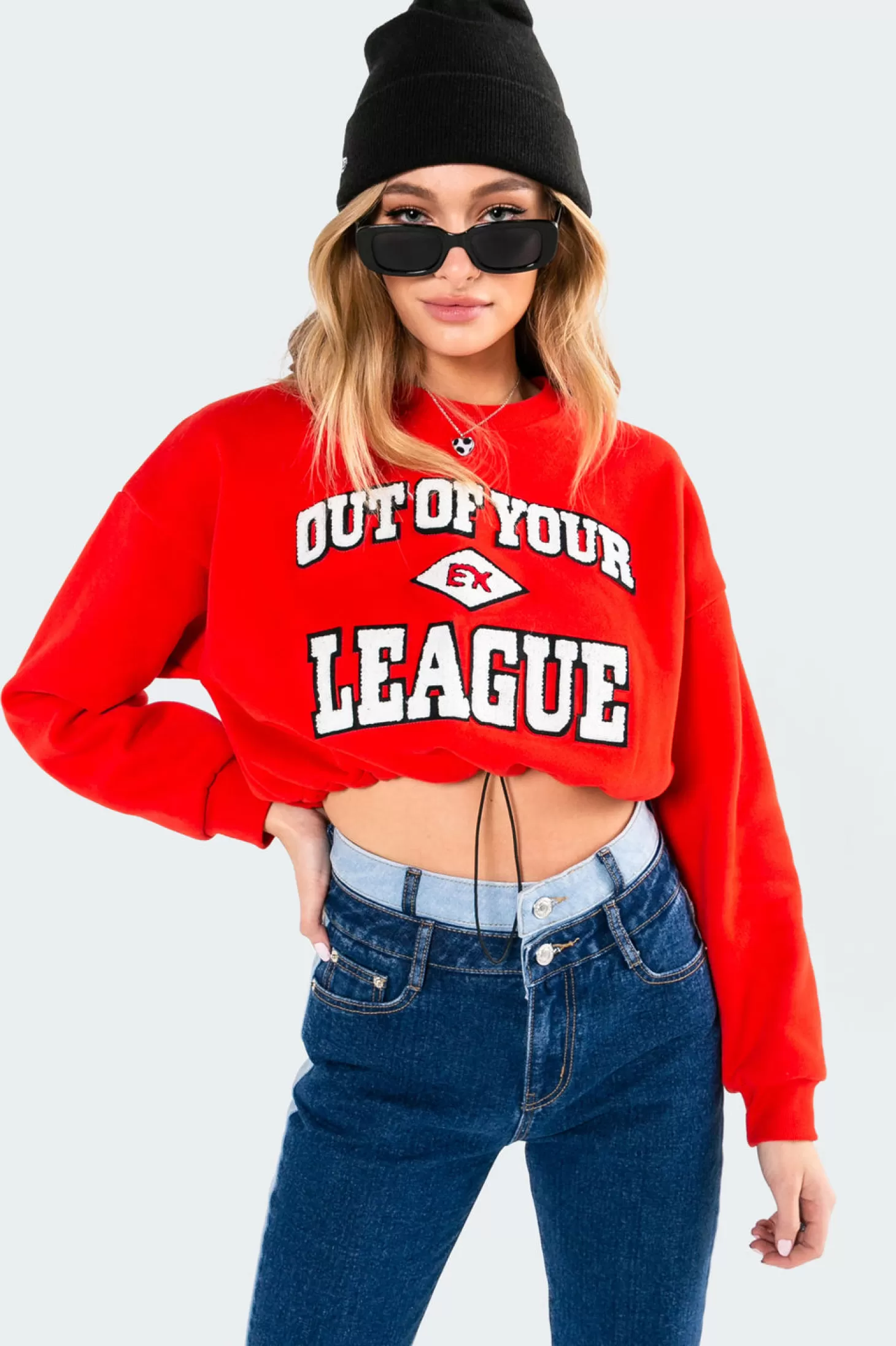 edikted League Cropped Sweatshirt* Crop Tops | Hoodies & Sweatshirts