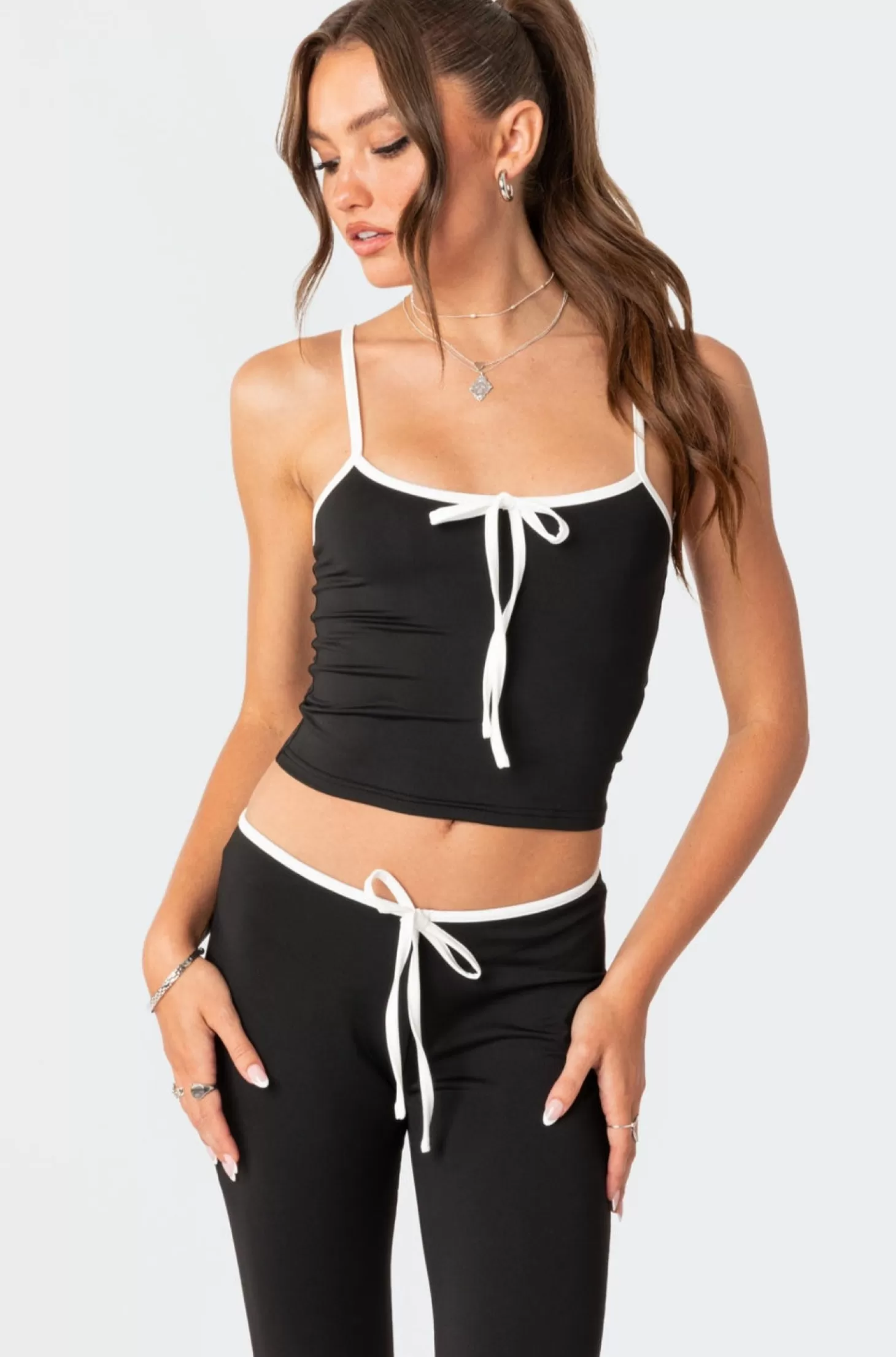 edikted Leighton Contrast Tie Tank Top* Tank Tops | Sets