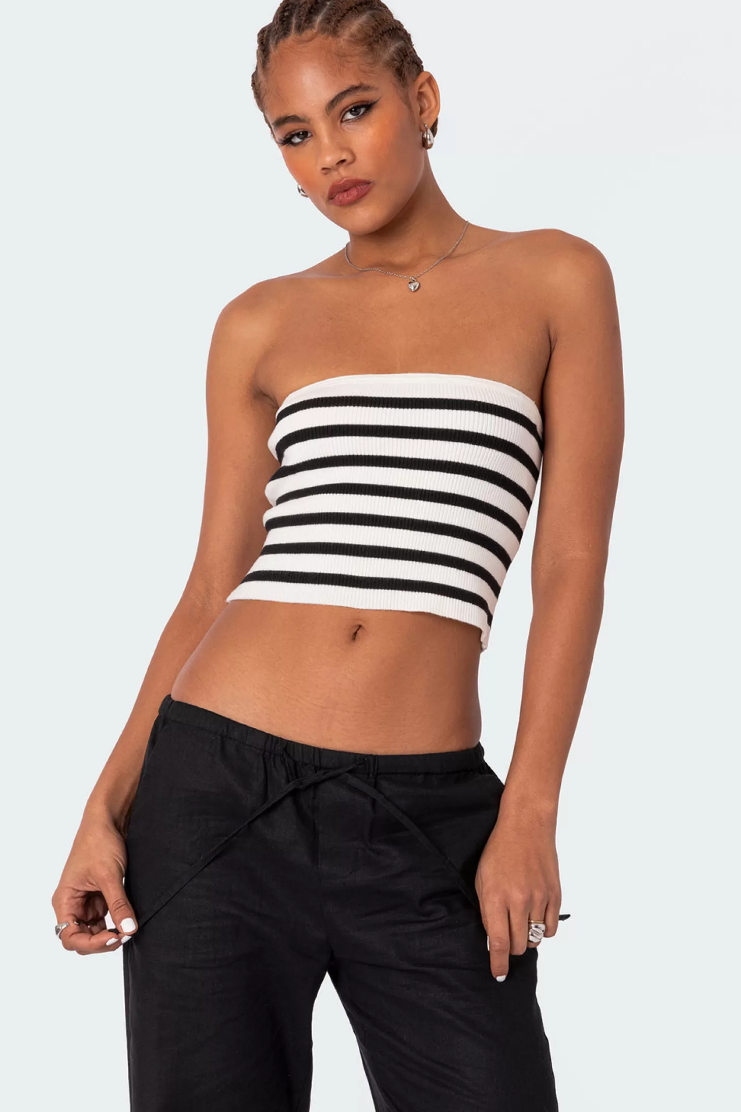 edikted Lexi Ribbed Tube Top* Crop Tops | Strapless Tops