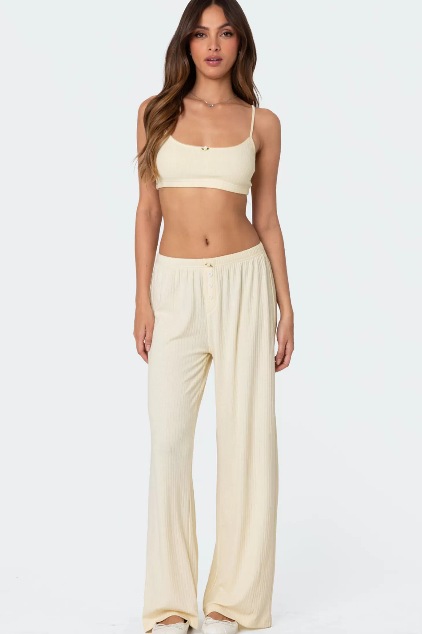 edikted Lilou Pointelle Bralette* Crop Tops | Tops