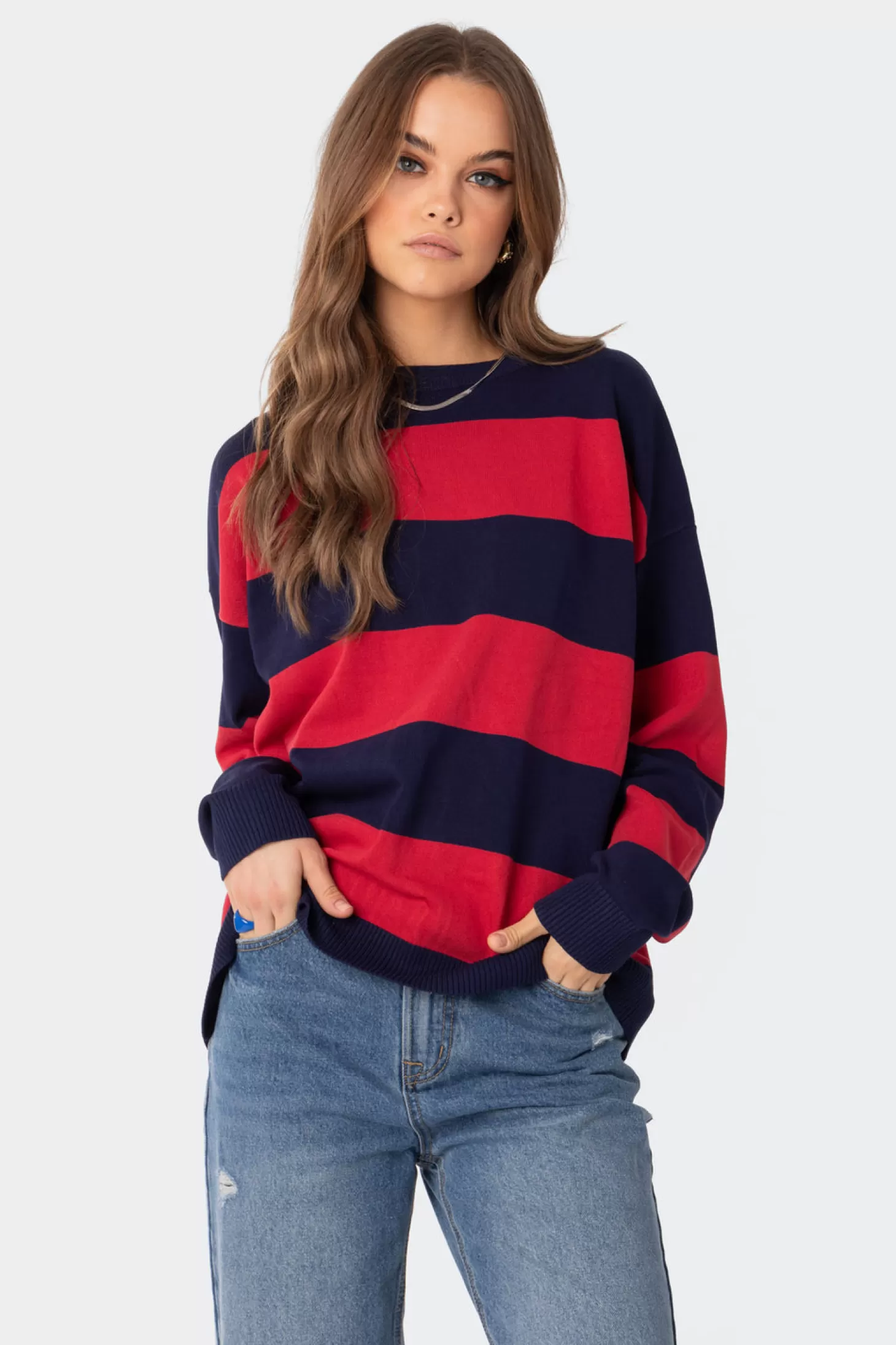 edikted Logan Light Knit Oversized Sweater* Sweaters & Cardigans | Long Sleeve Tops