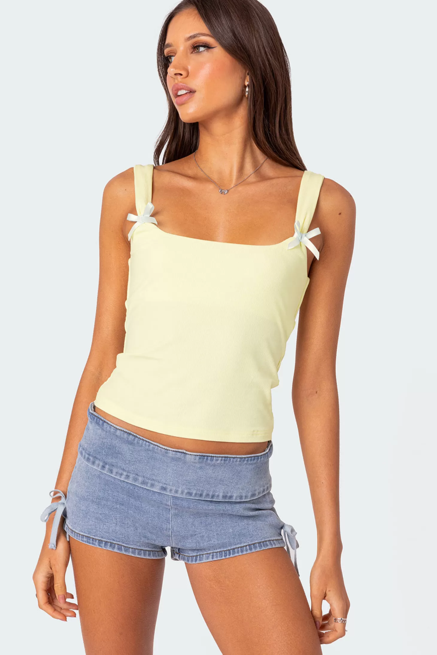 edikted Lola Ribbed Tank Top* Tank Tops | Tops