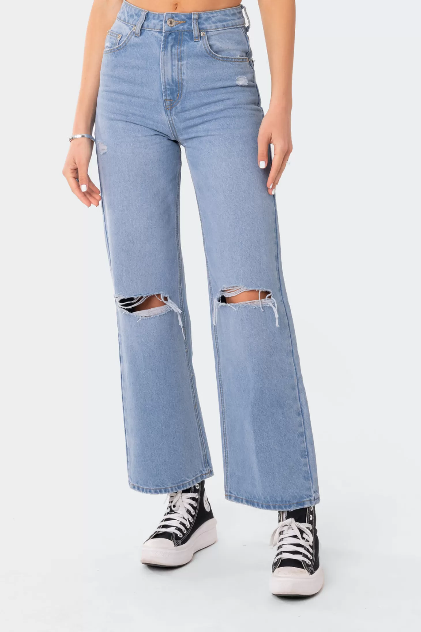 edikted Lori High-Rise Wide Leg Jeans* Jeans | Jeans