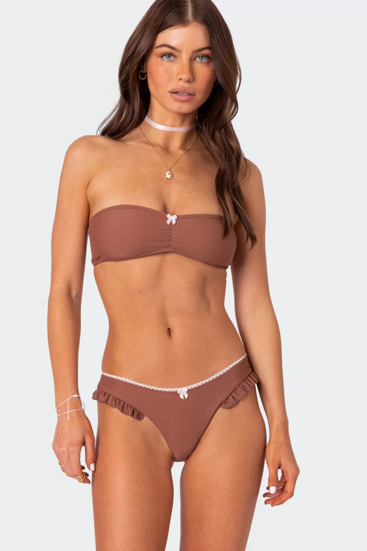 edikted Maggie Bandeau Bikini Top* Swim