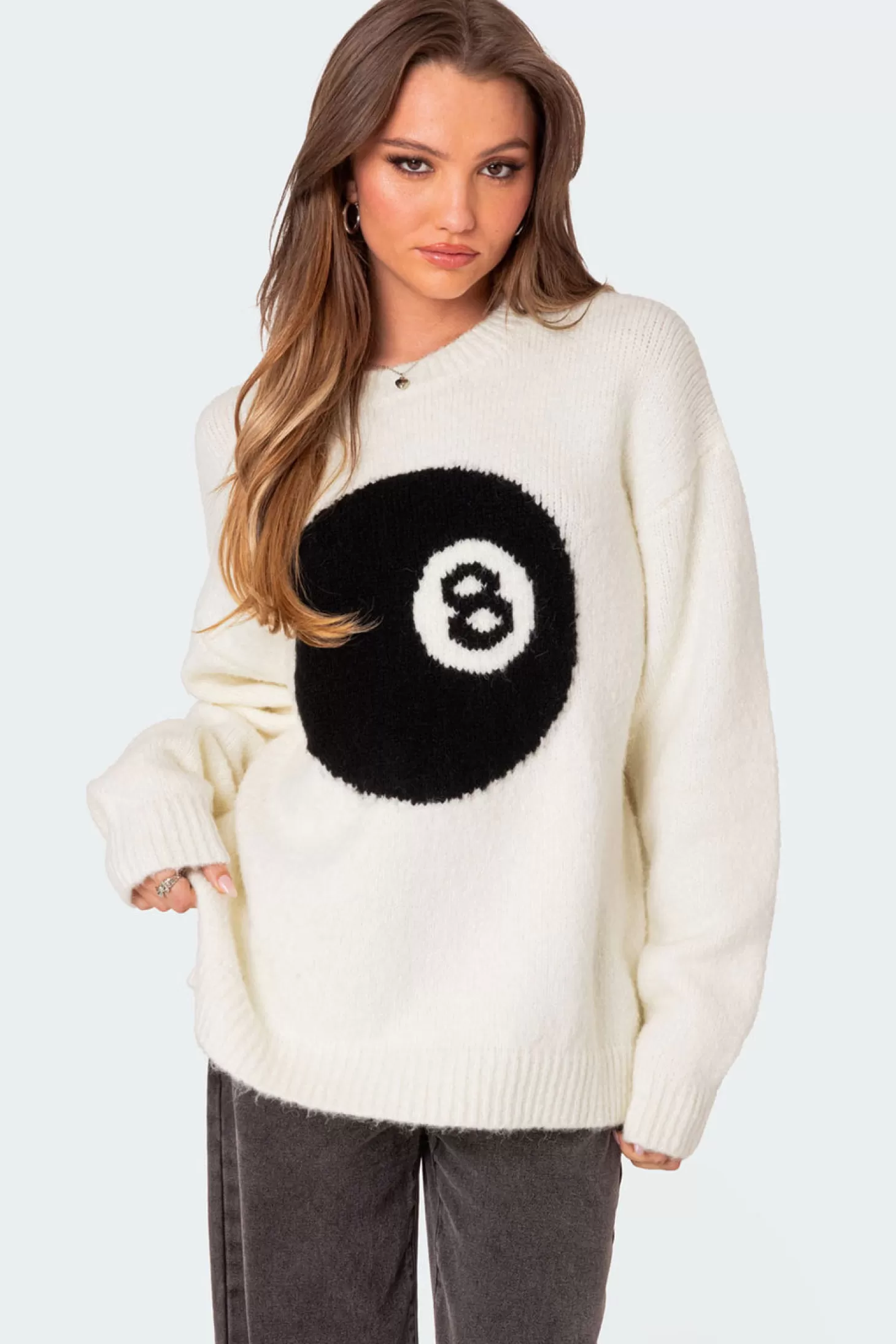 edikted Magic 8 Oversized Chunky Knit Sweater* Sweaters & Cardigans | Long Sleeve Tops