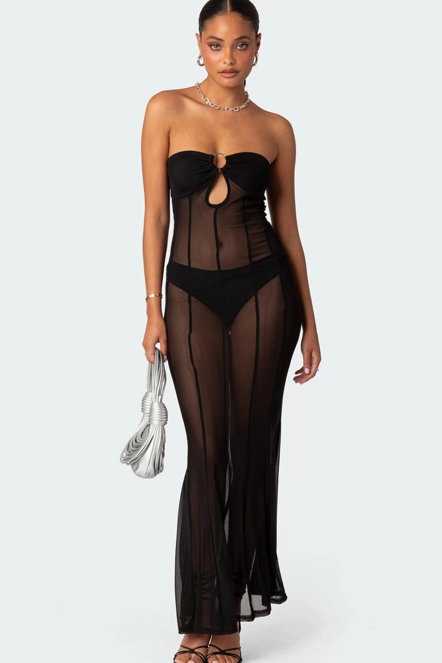 edikted Maisy Sheer Mesh Maxi Dress* Maxi Dresses | LBD