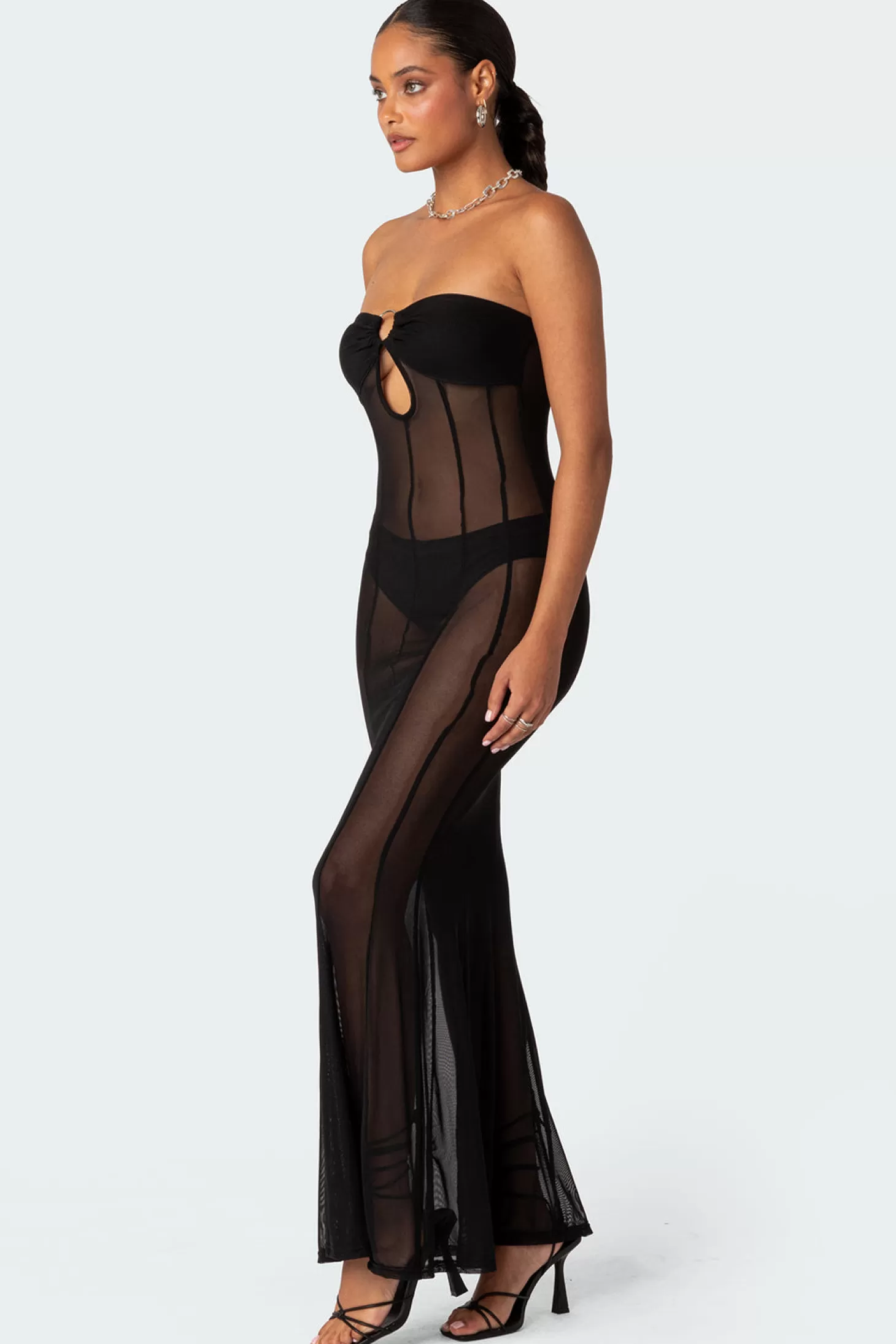 edikted Maisy Sheer Mesh Maxi Dress* Maxi Dresses | LBD