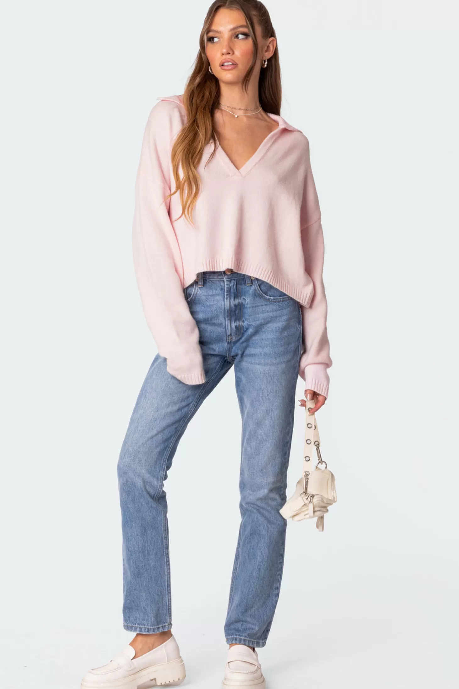 edikted Marcie Oversize Cropped Sweater* Crop Tops | Sweaters & Cardigans