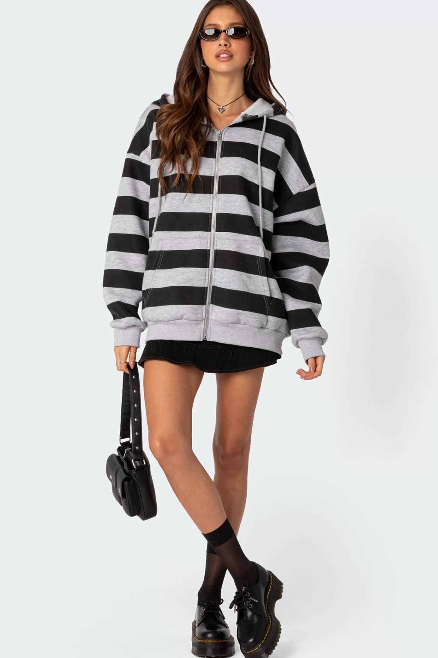 edikted Maritza Oversized Zip Up Hoodie* Hoodies & Sweatshirts | Hoodies & Sweatshirts