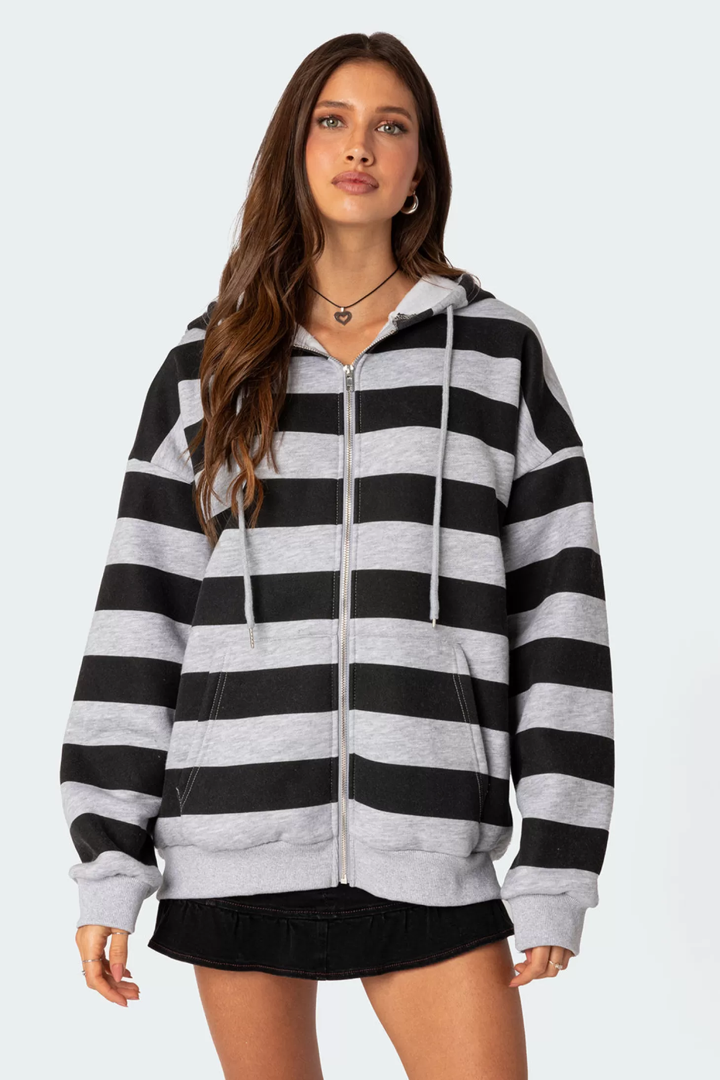 edikted Maritza Oversized Zip Up Hoodie* Hoodies & Sweatshirts | Hoodies & Sweatshirts