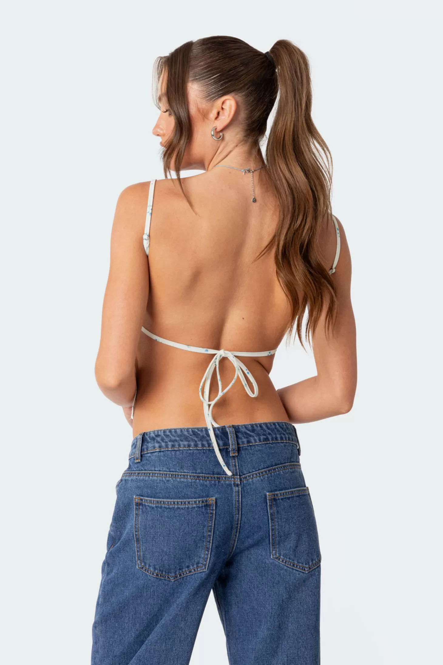 edikted Marli Open Back Tank Top* Crop Tops