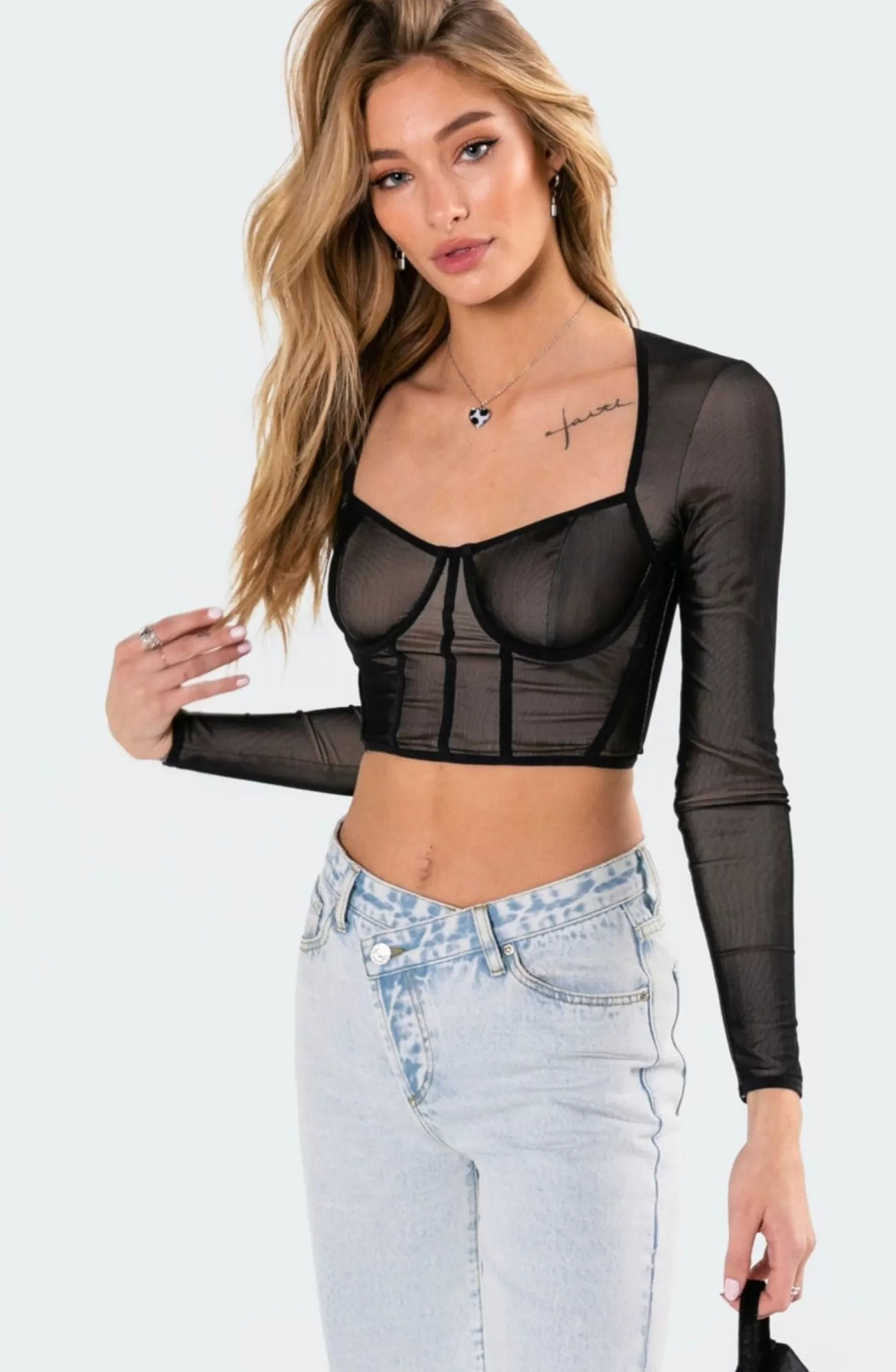 edikted Megan Bodice Crop Top* Crop Tops | Corsets