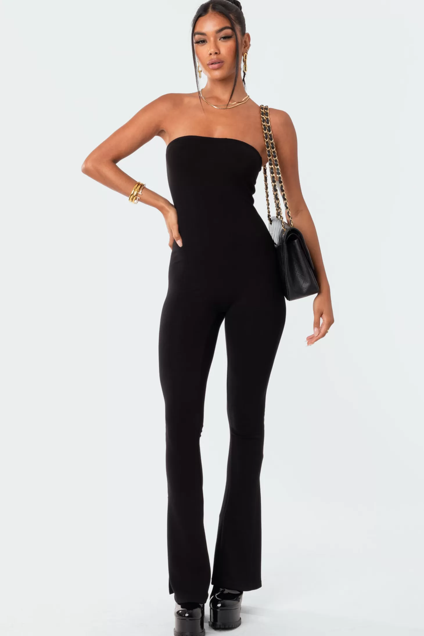 edikted Melina Side Slits Flared Jumpsuit* Jumpsuits & Rompers