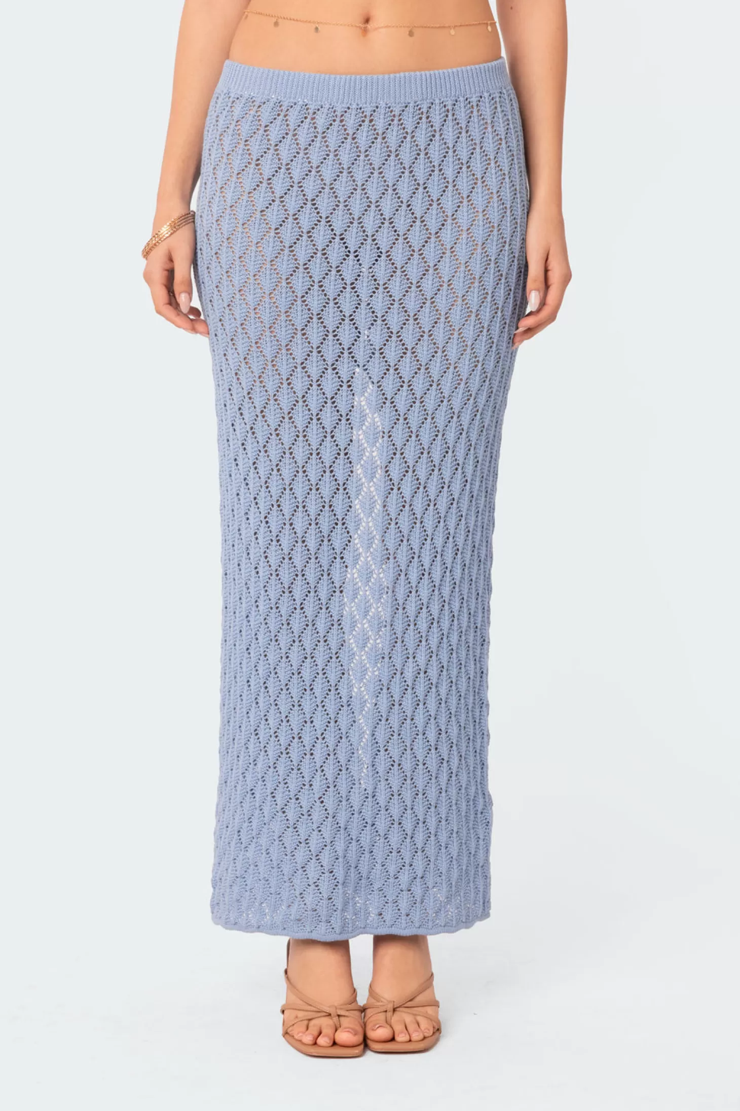 edikted Mermaid Low Rise Crochet Maxi Skirt* Skirts | Skirts