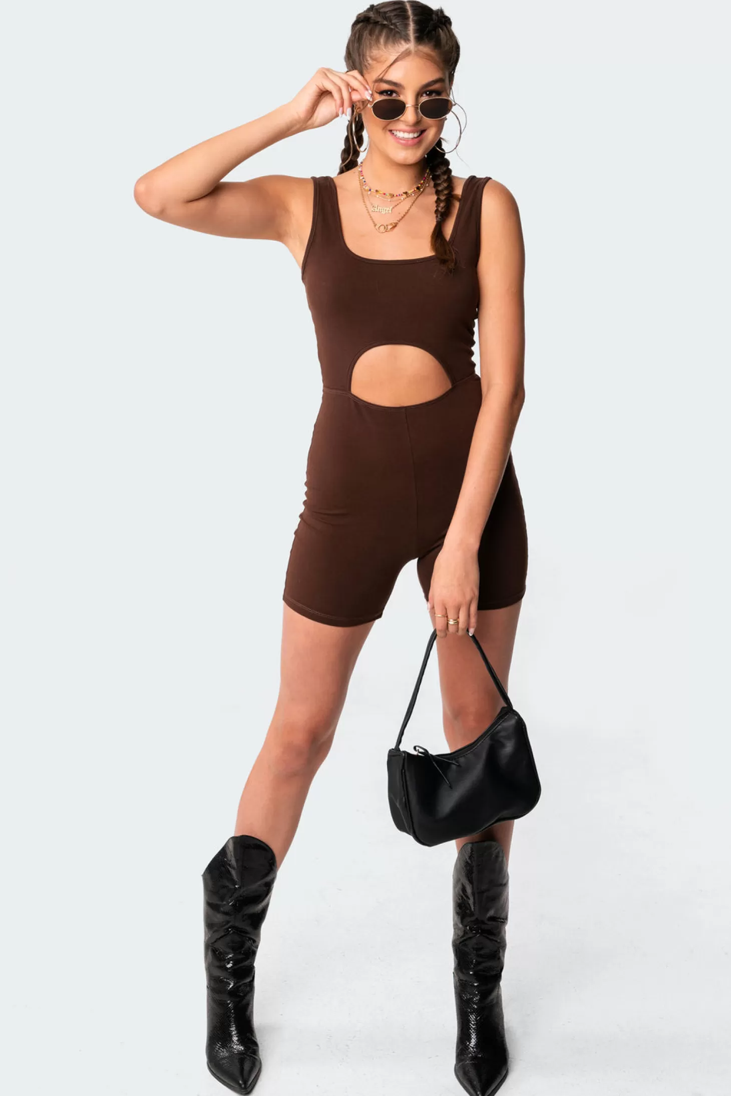 edikted Mika Cut-Out Romper* Jumpsuits & Rompers