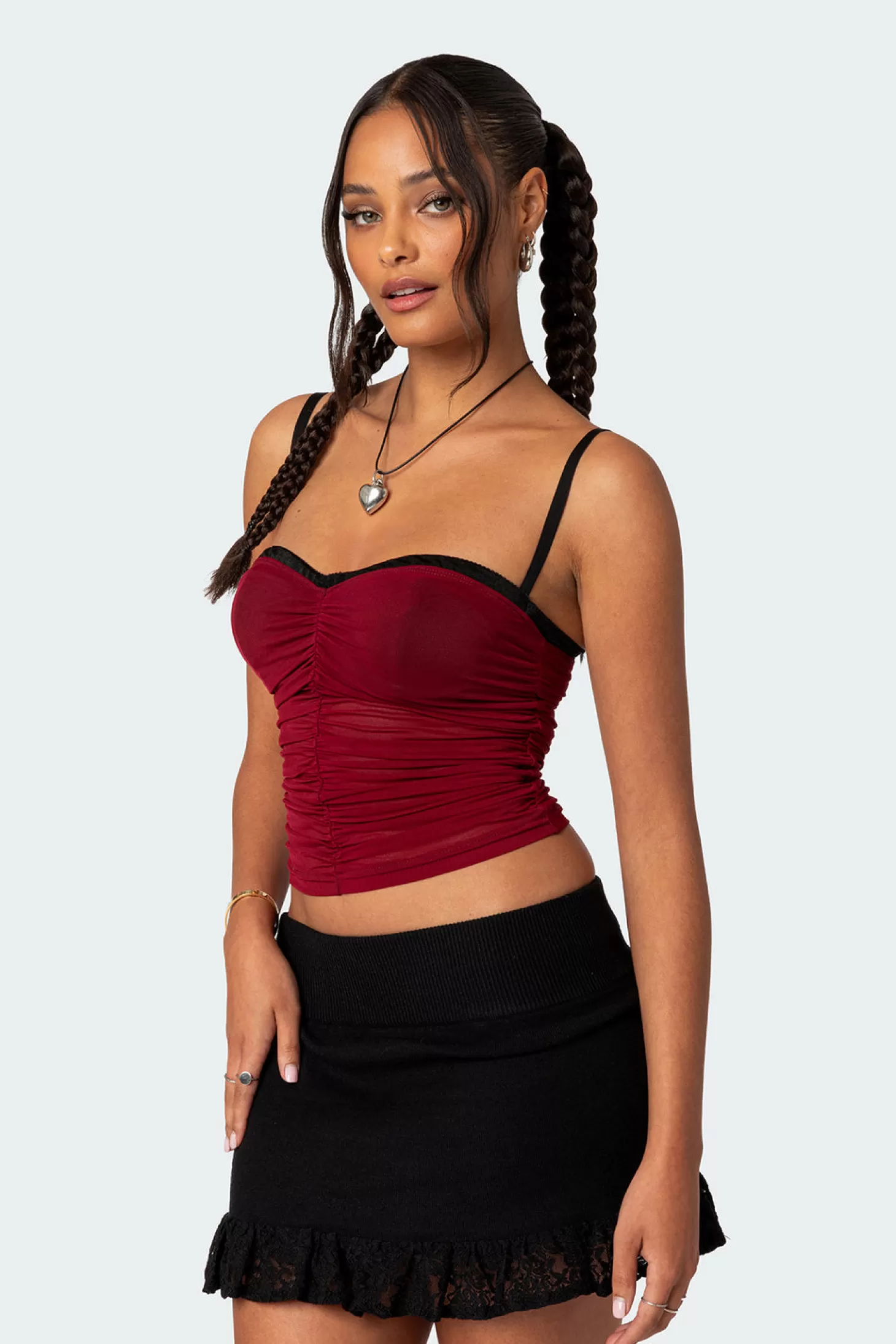 edikted Moira Mesh Bra Top* Corsets | Corsets