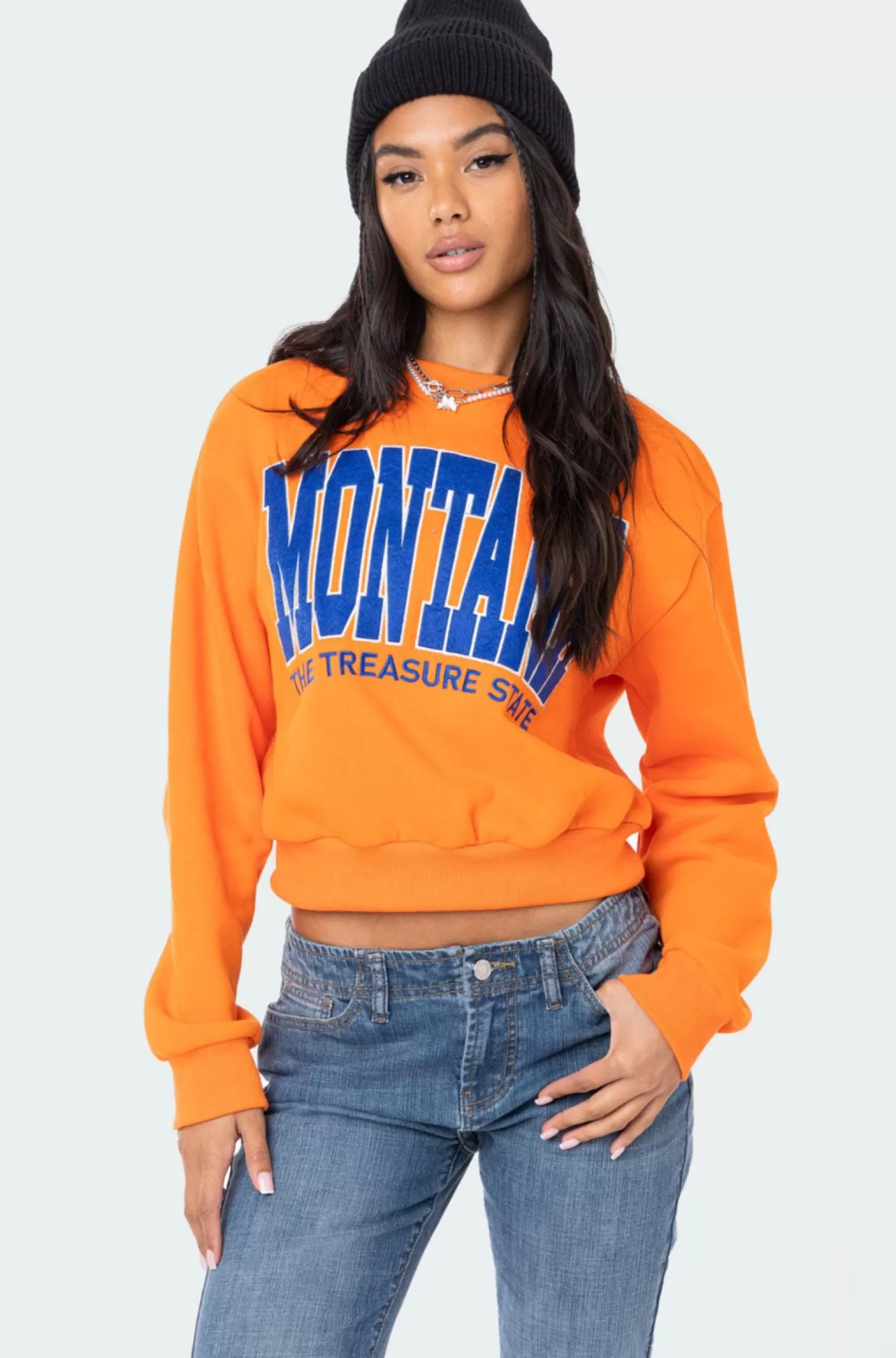 edikted Montana State Sweatshirt* Hoodies & Sweatshirts | Hoodies & Sweatshirts