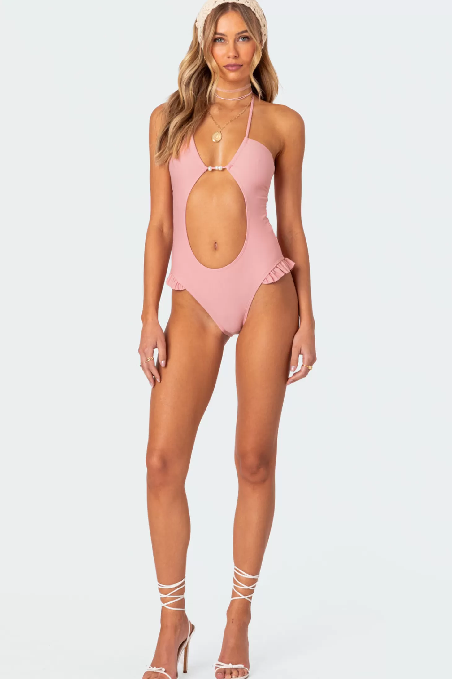 edikted Nea Cut Out One Piece Swimsuit* Swim