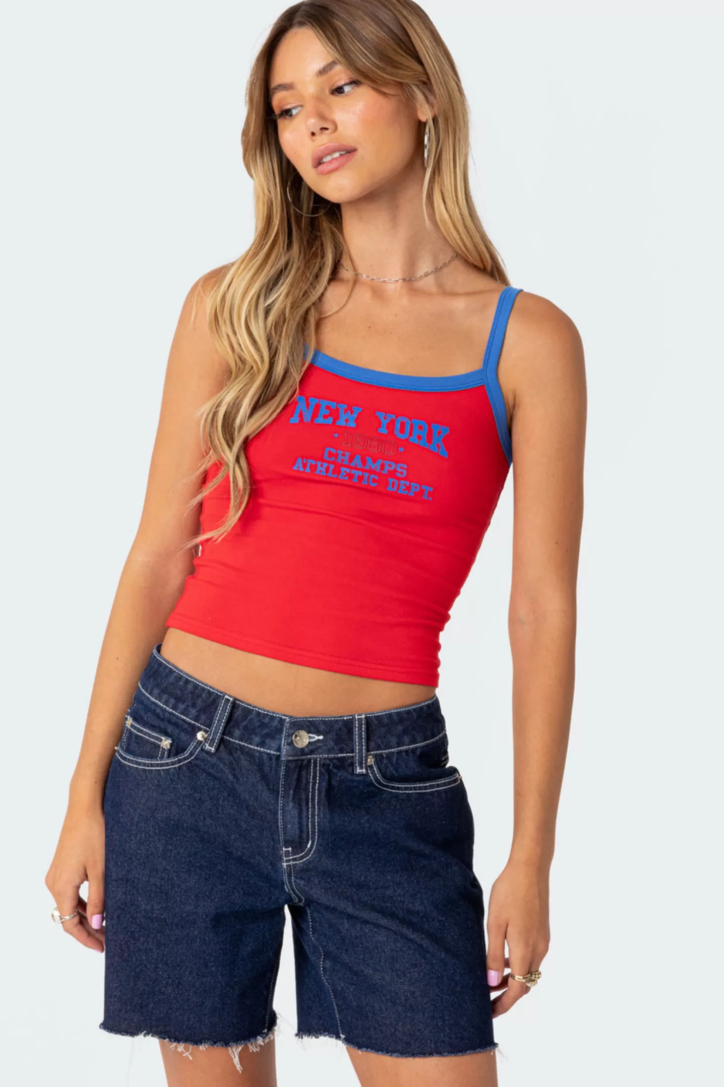 edikted New York Tank Top* Tank Tops | Graphic Tops