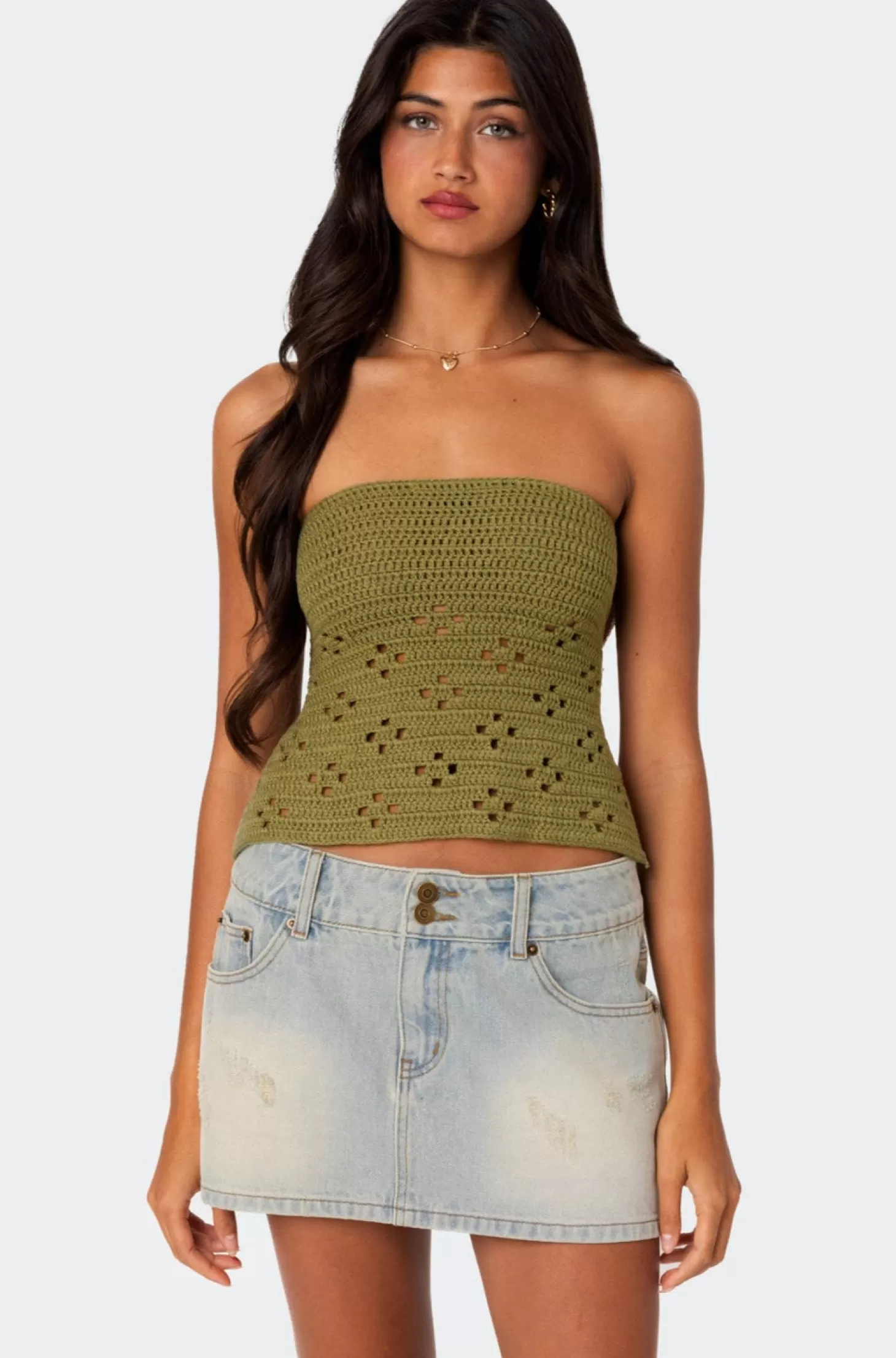 edikted Niki Crochet Strapless Top* Strapless Tops | Cover Ups