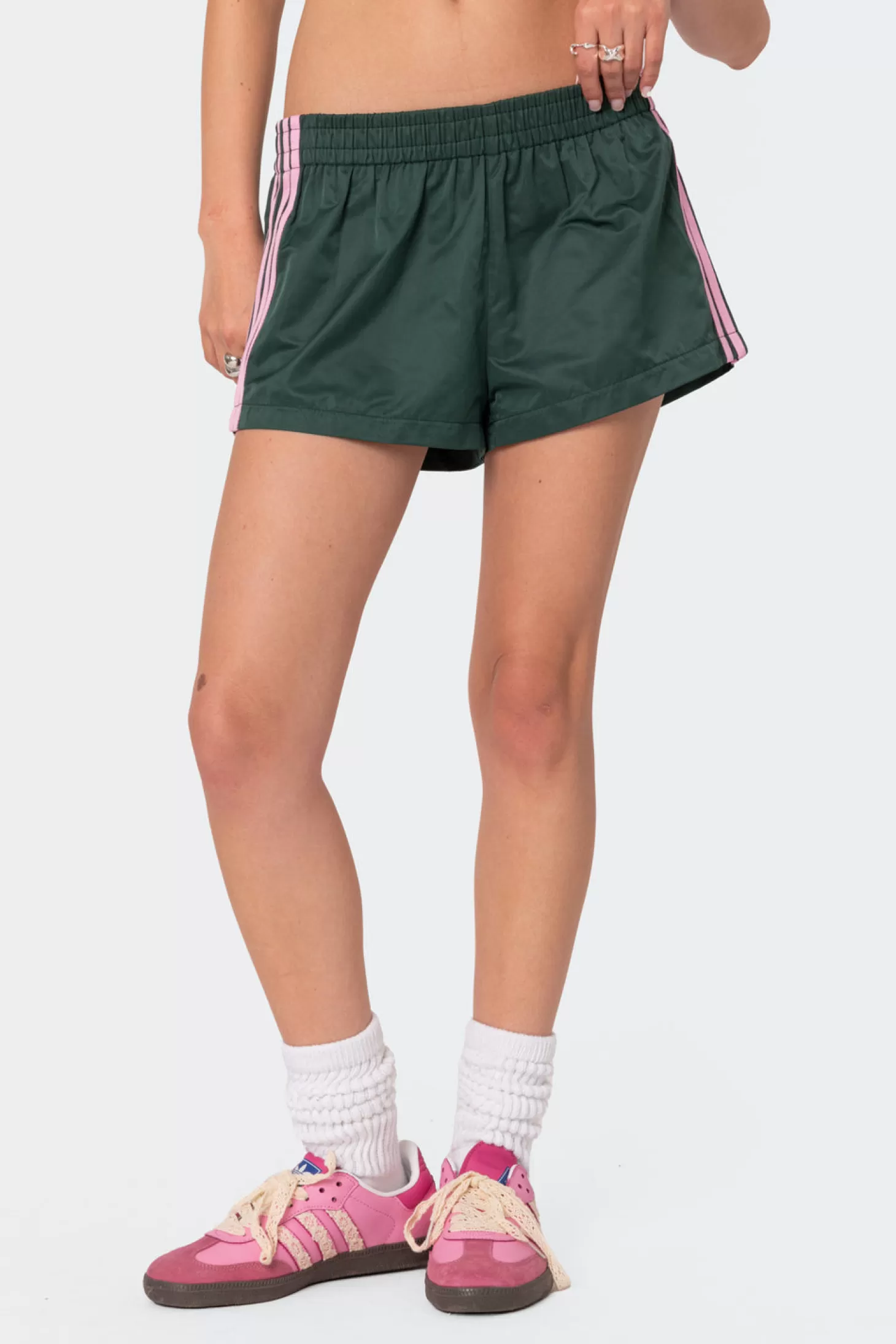 edikted Nikki Nylon Shorts* Shorts | Shorts