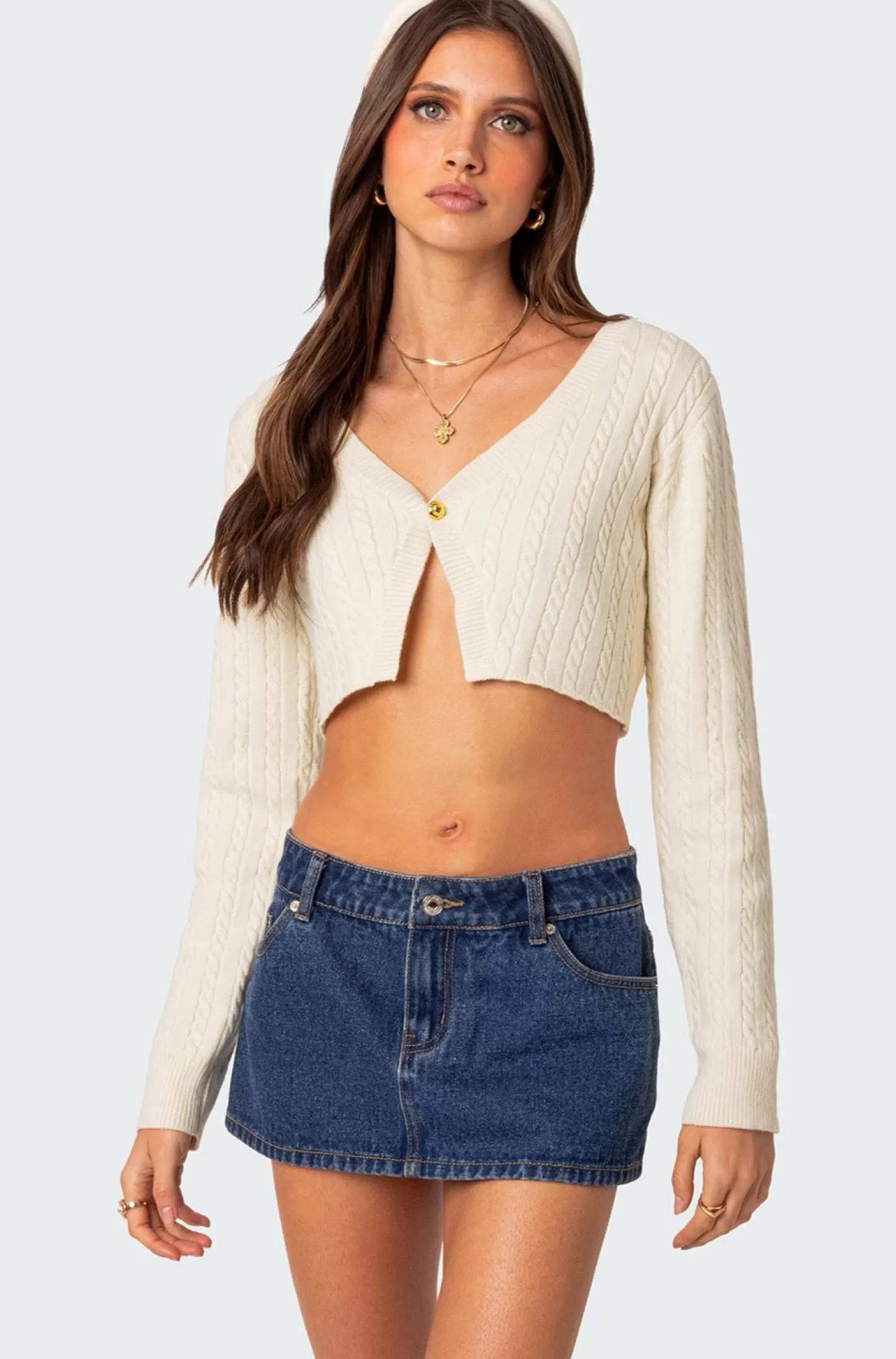 edikted Noelle Cropped Cardigan* Crop Tops | Sweaters & Cardigans