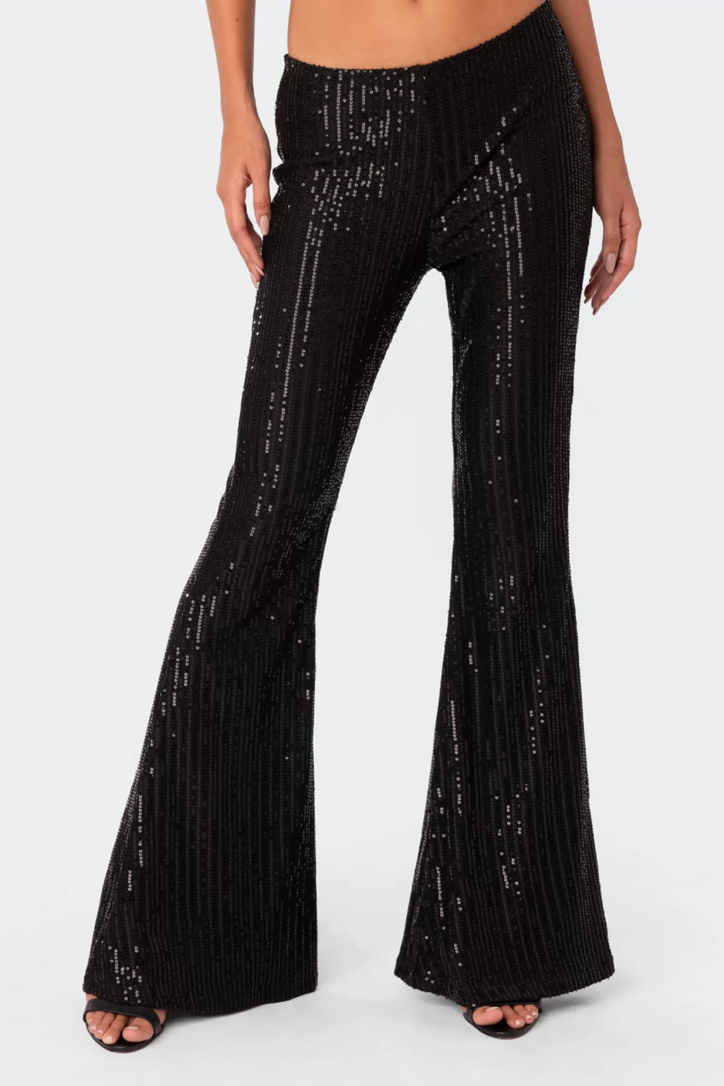 edikted Nola Flared Sequin Pants* Pants | Pants