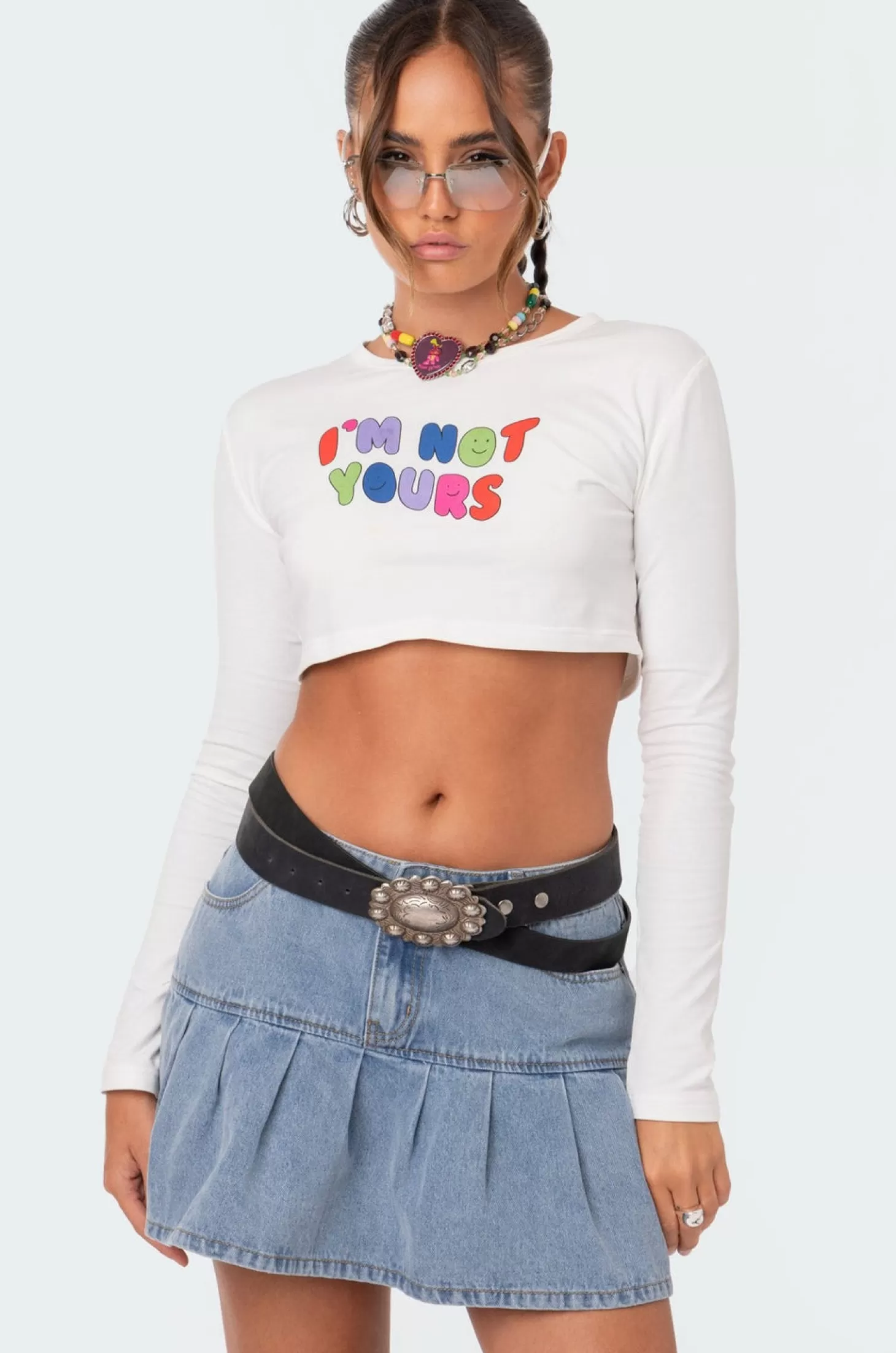 edikted Not Yours Crop Top* Crop Tops | T-Shirts