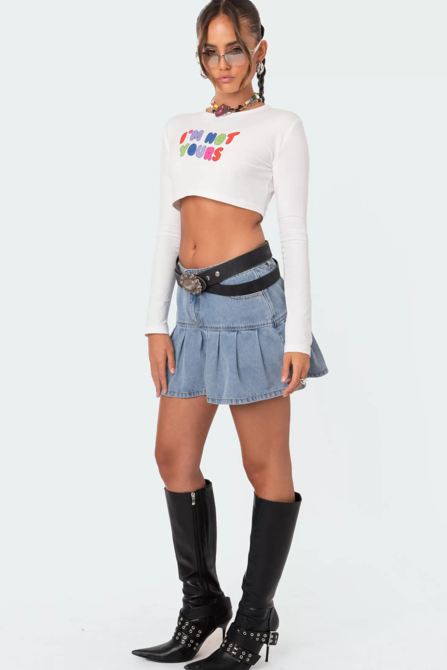 edikted Not Yours Crop Top* Crop Tops | T-Shirts